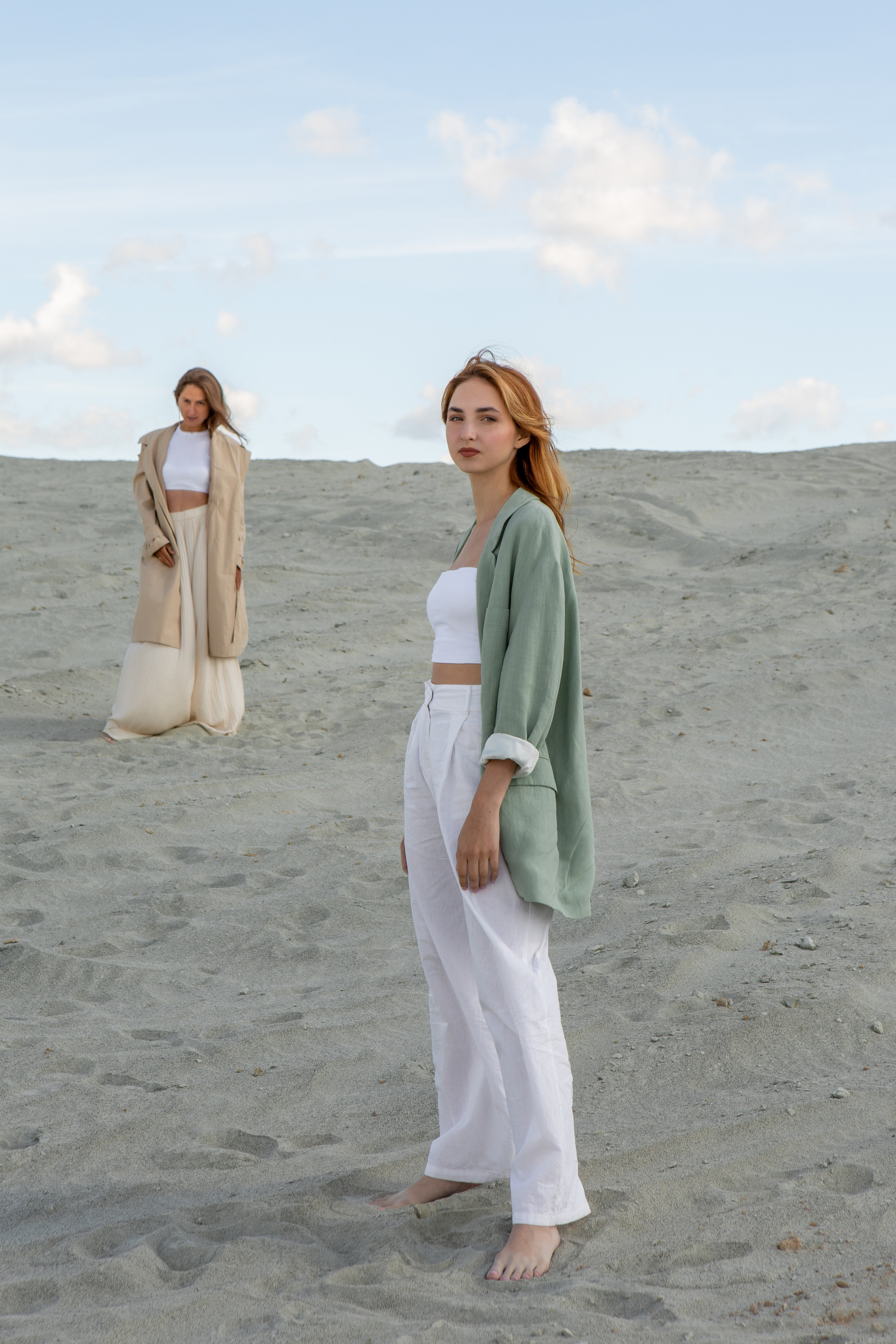 Двое в пустыне. Фотограф Екатерина Голицына