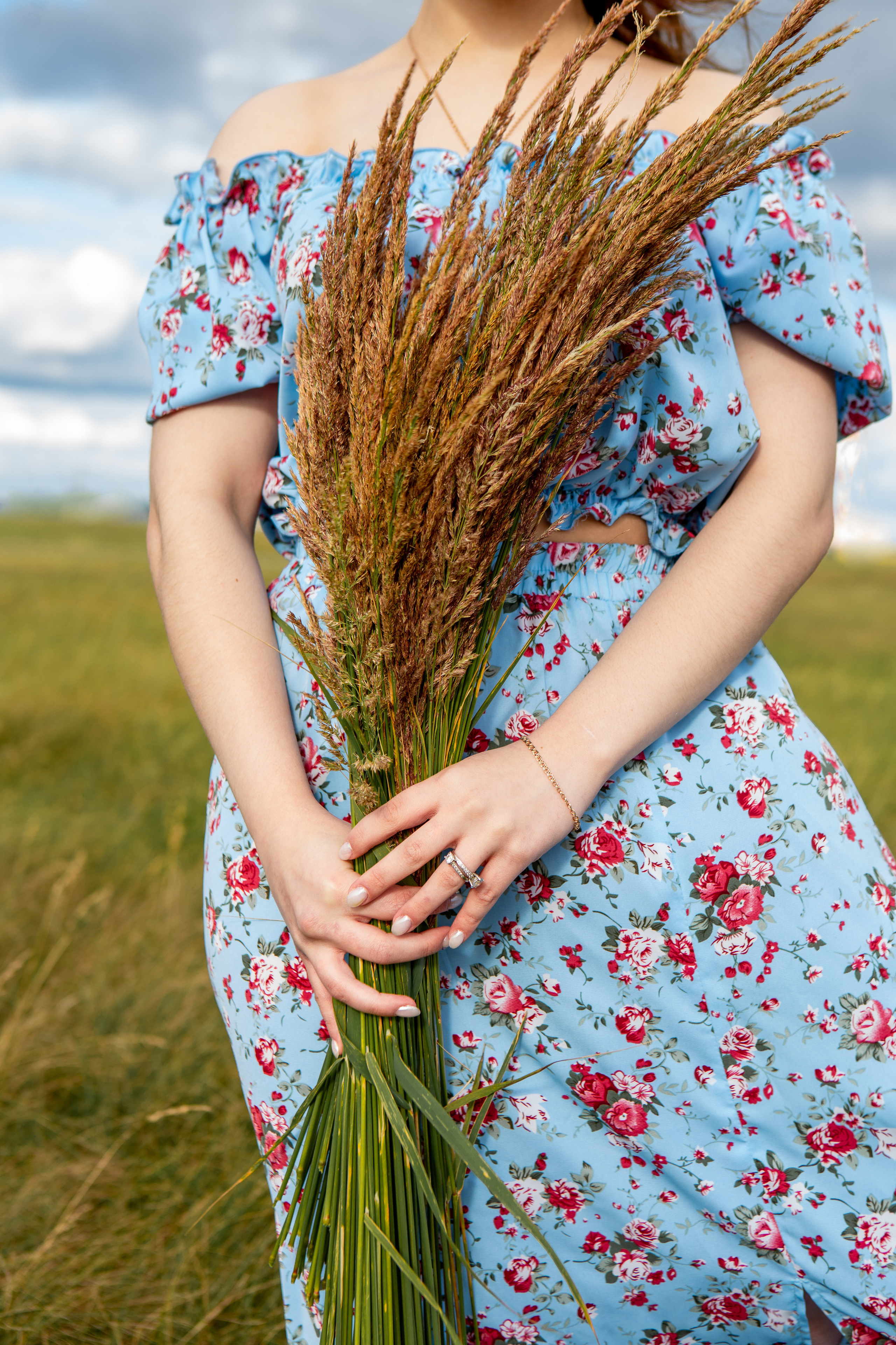 В поле. Фотограф Екатерина Голицына