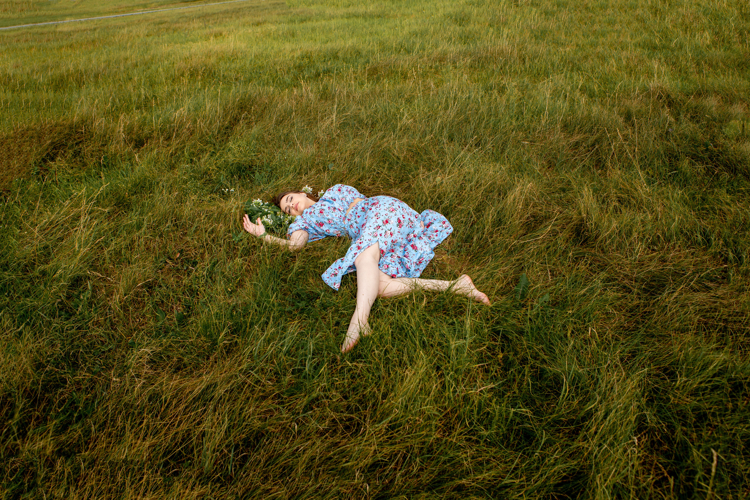 В поле. Фотограф Екатерина Голицына