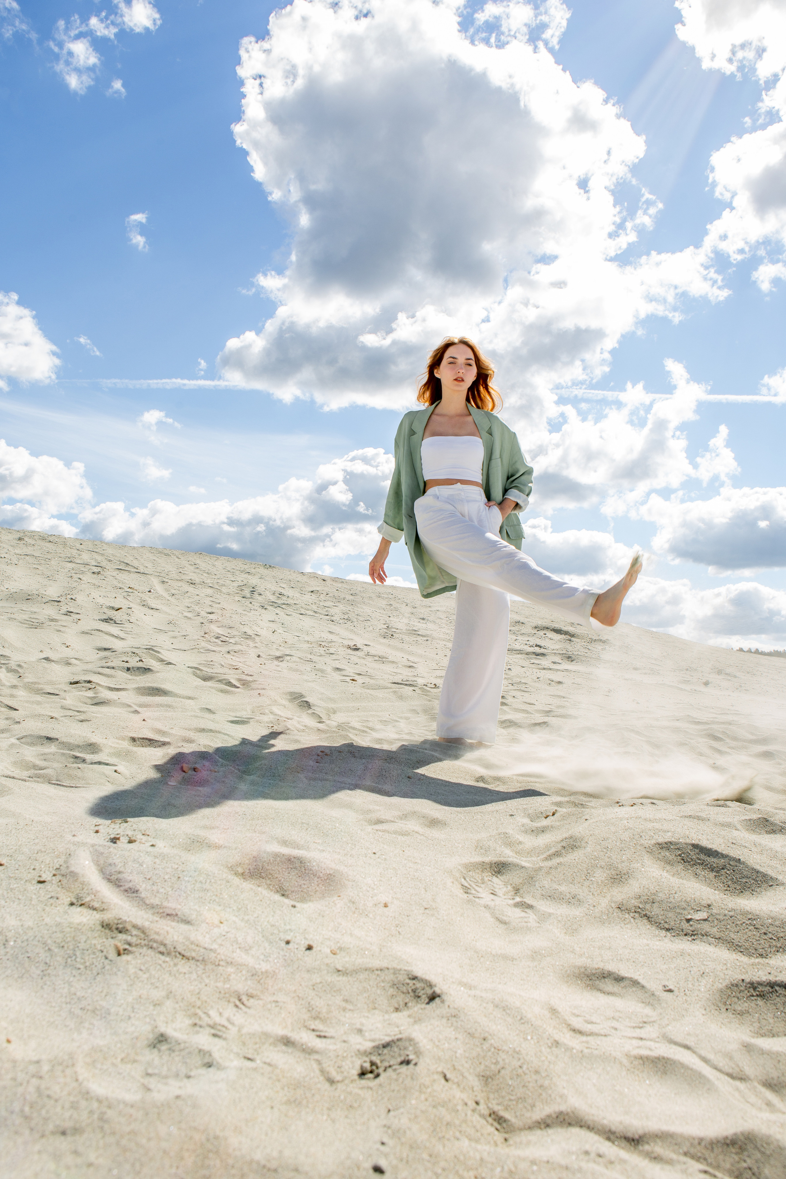 Двое в пустыне. Фотограф Екатерина Голицына