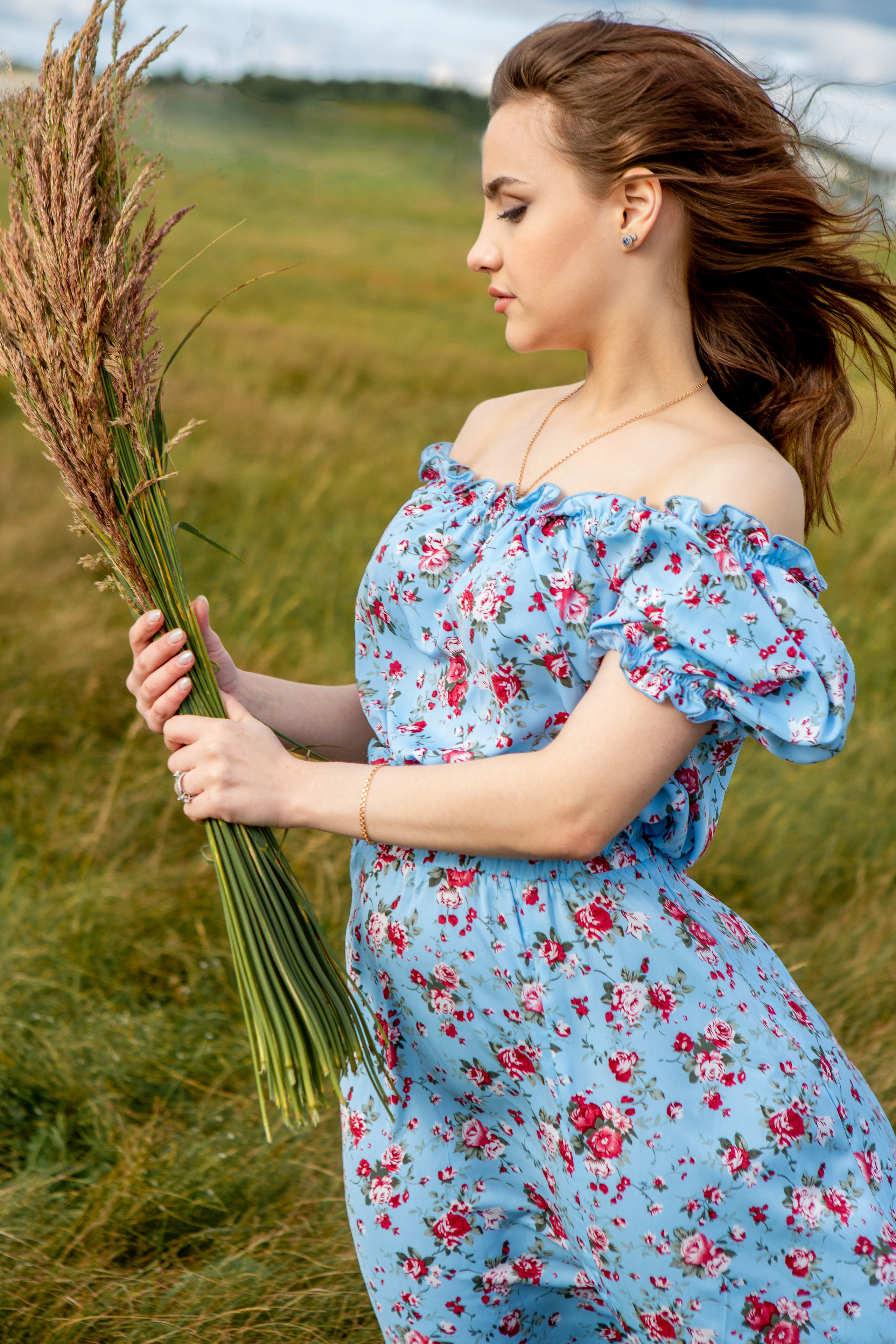 В поле. Фотограф Екатерина Голицына