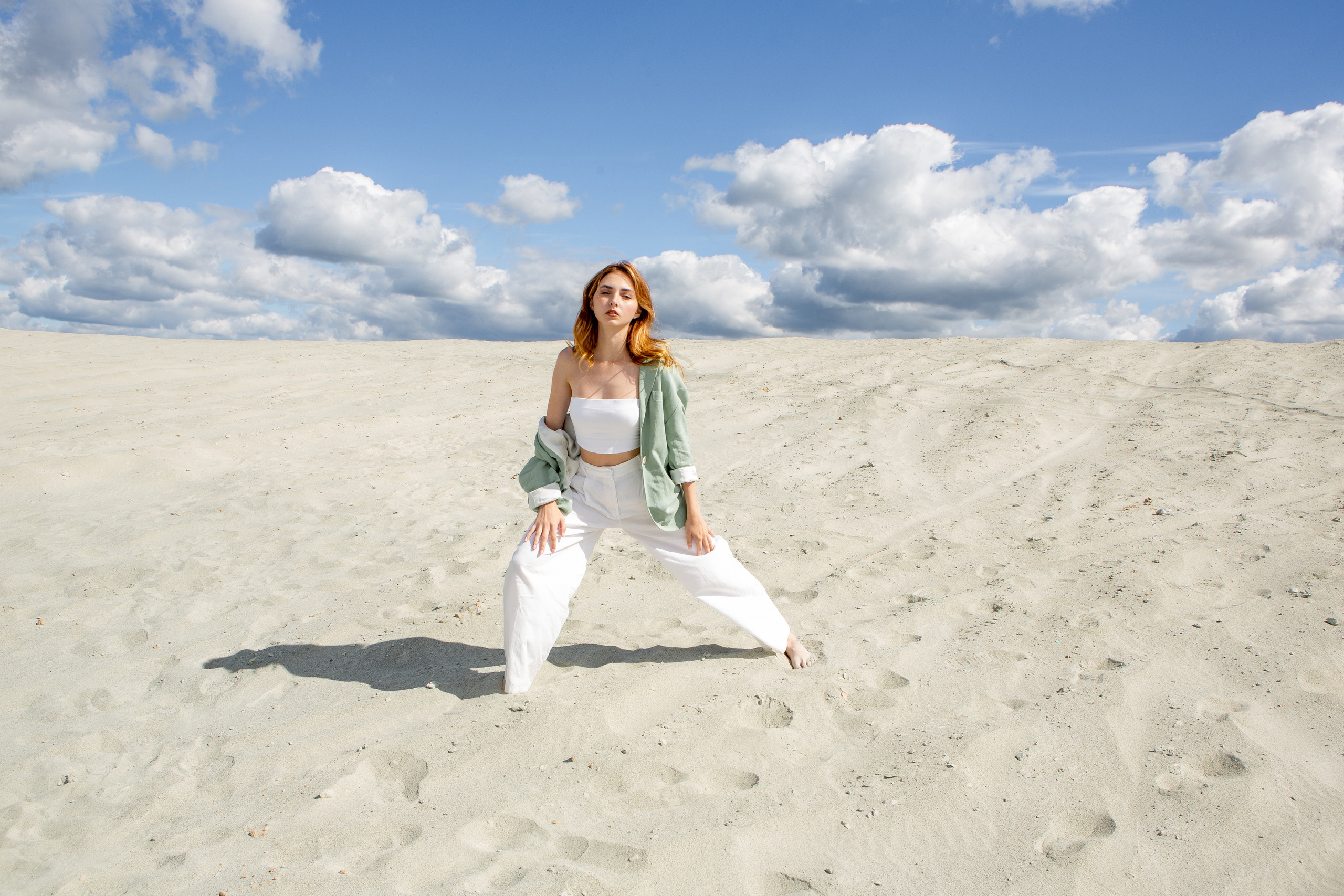 Двое в пустыне. Фотограф Екатерина Голицына