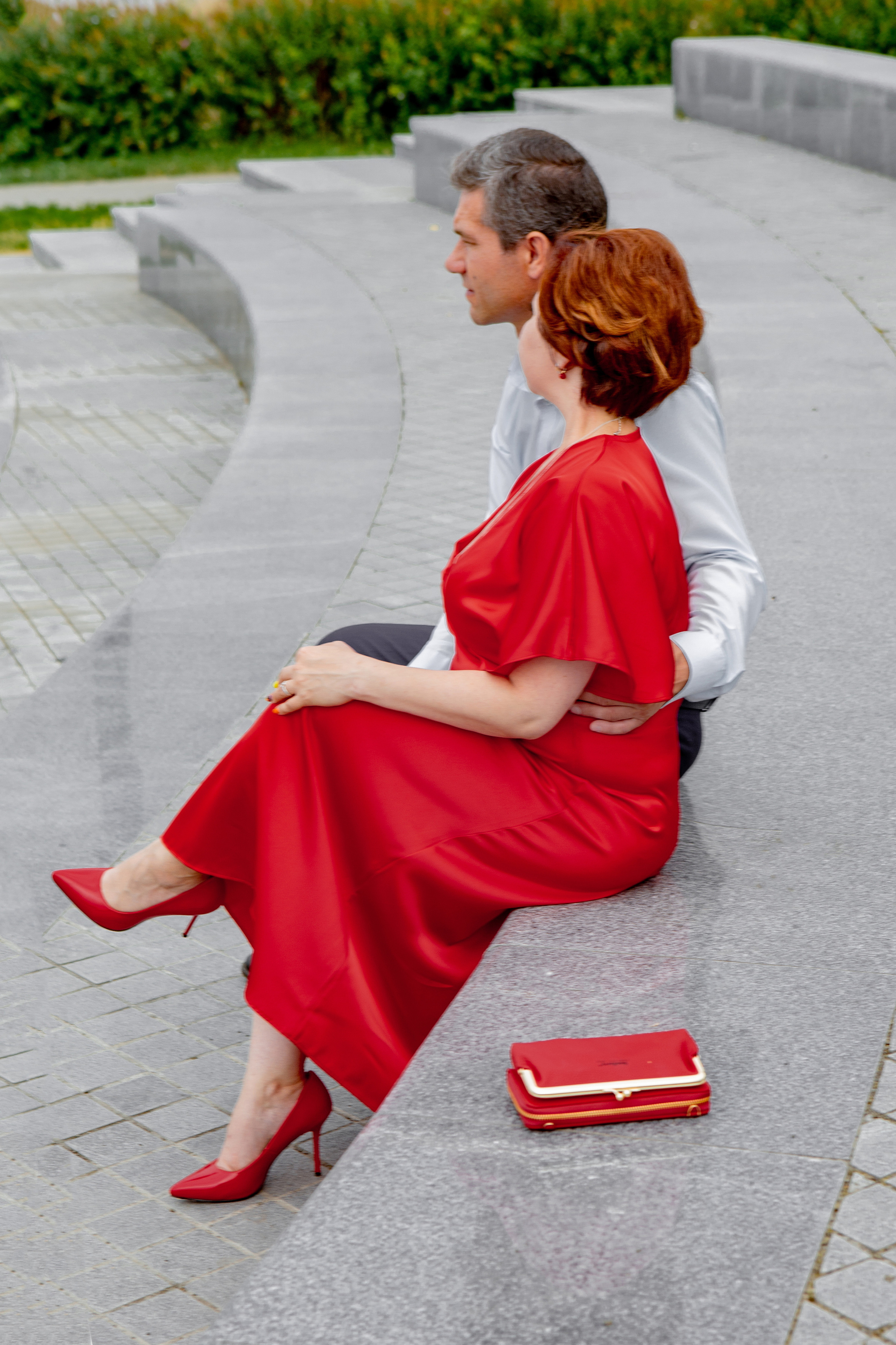 Влюбленные в парке. Фотограф Екатерина Голицына