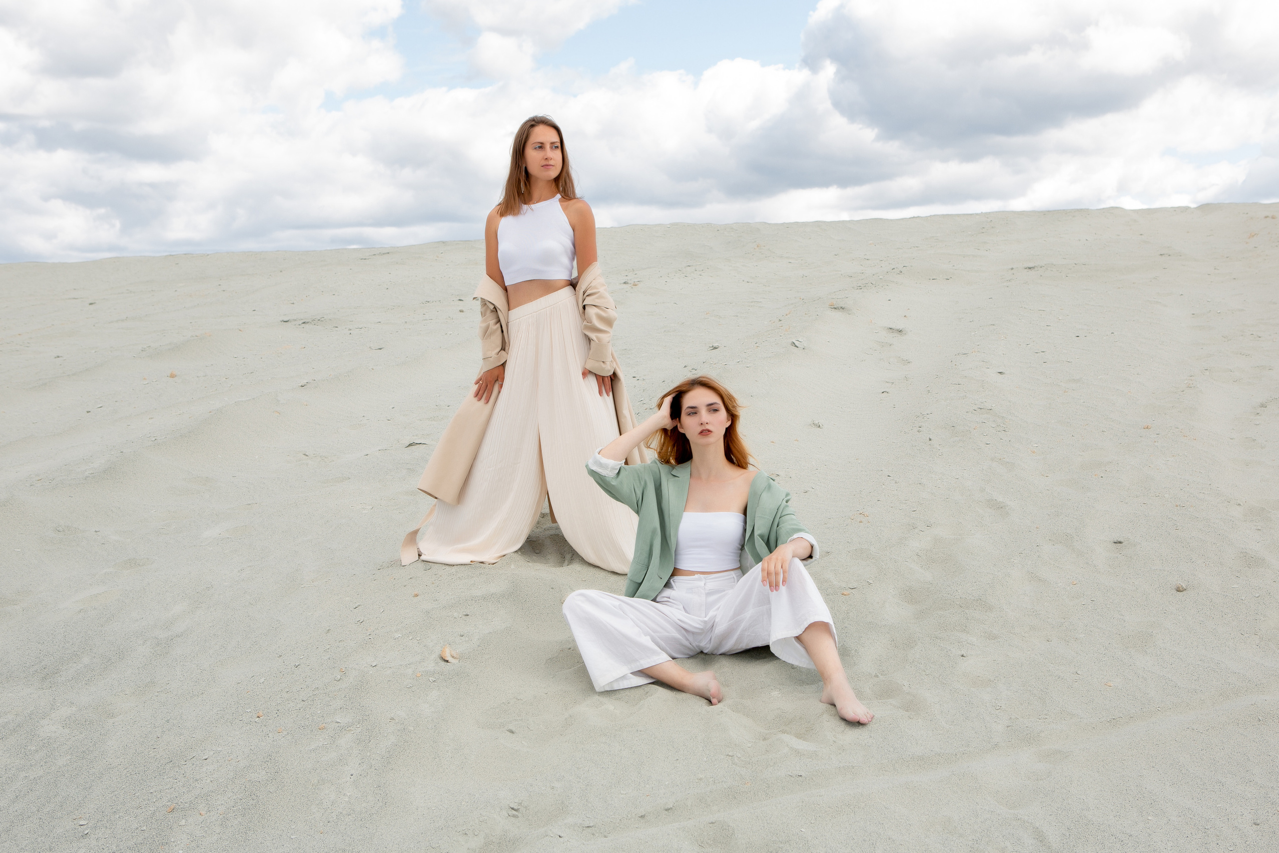 Двое в пустыне. Фотограф Екатерина Голицына