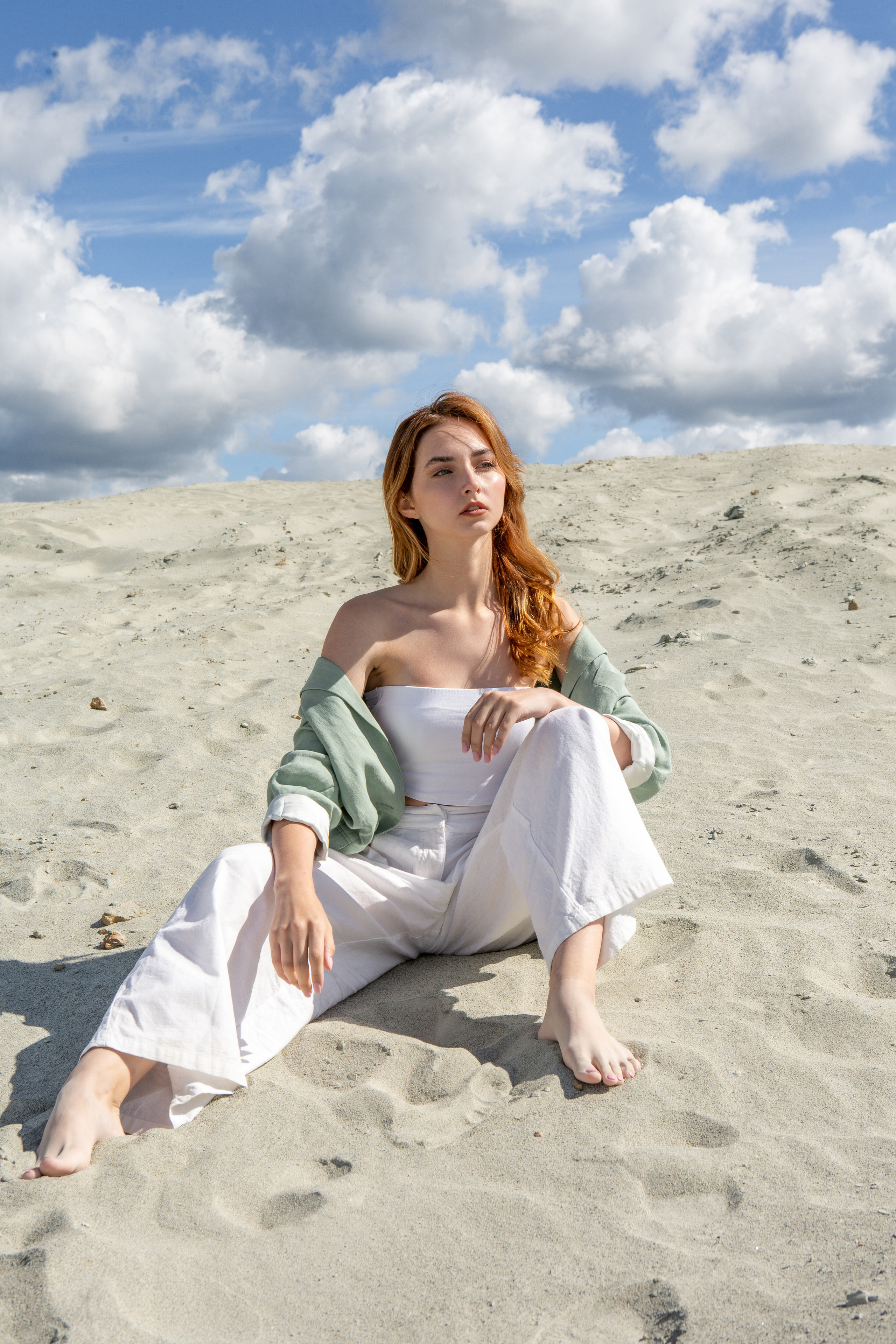 Двое в пустыне. Фотограф Екатерина Голицына