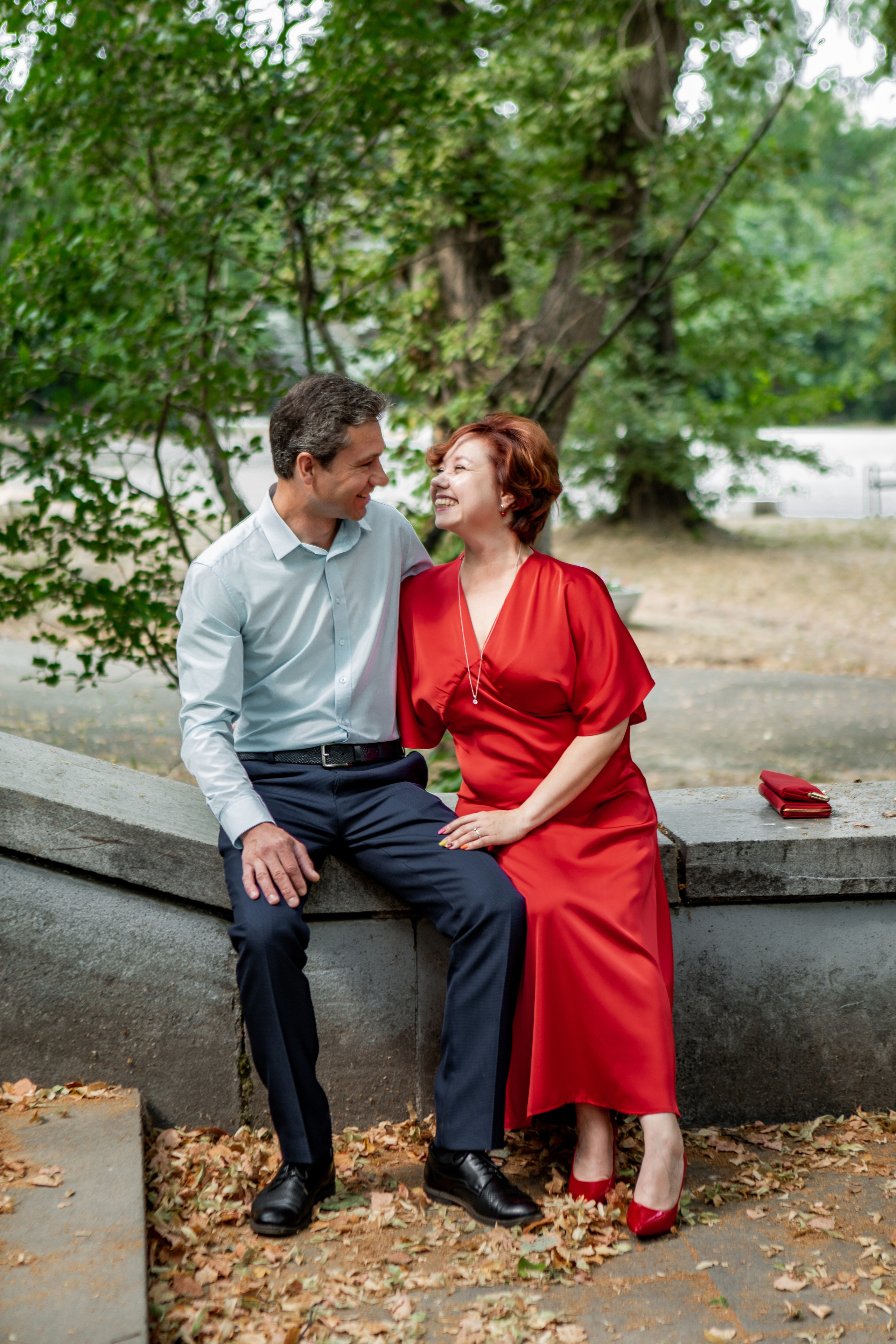 Влюбленные в парке. Фотограф Екатерина Голицына