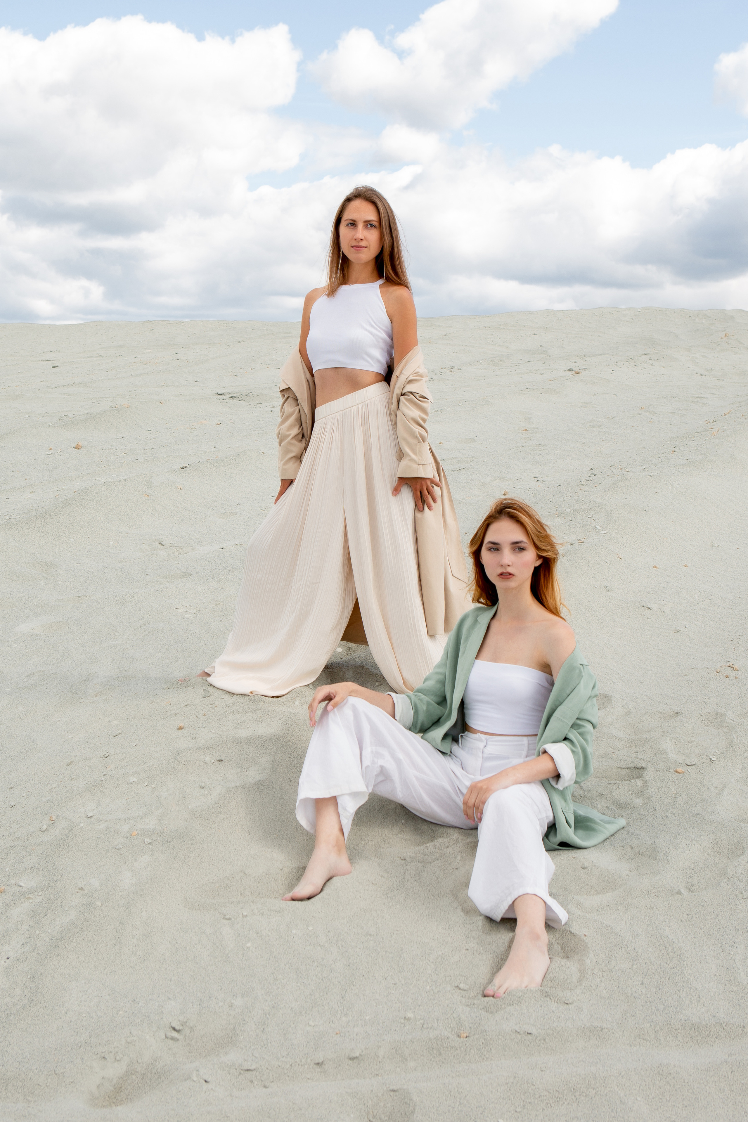 Двое в пустыне. Фотограф Екатерина Голицына