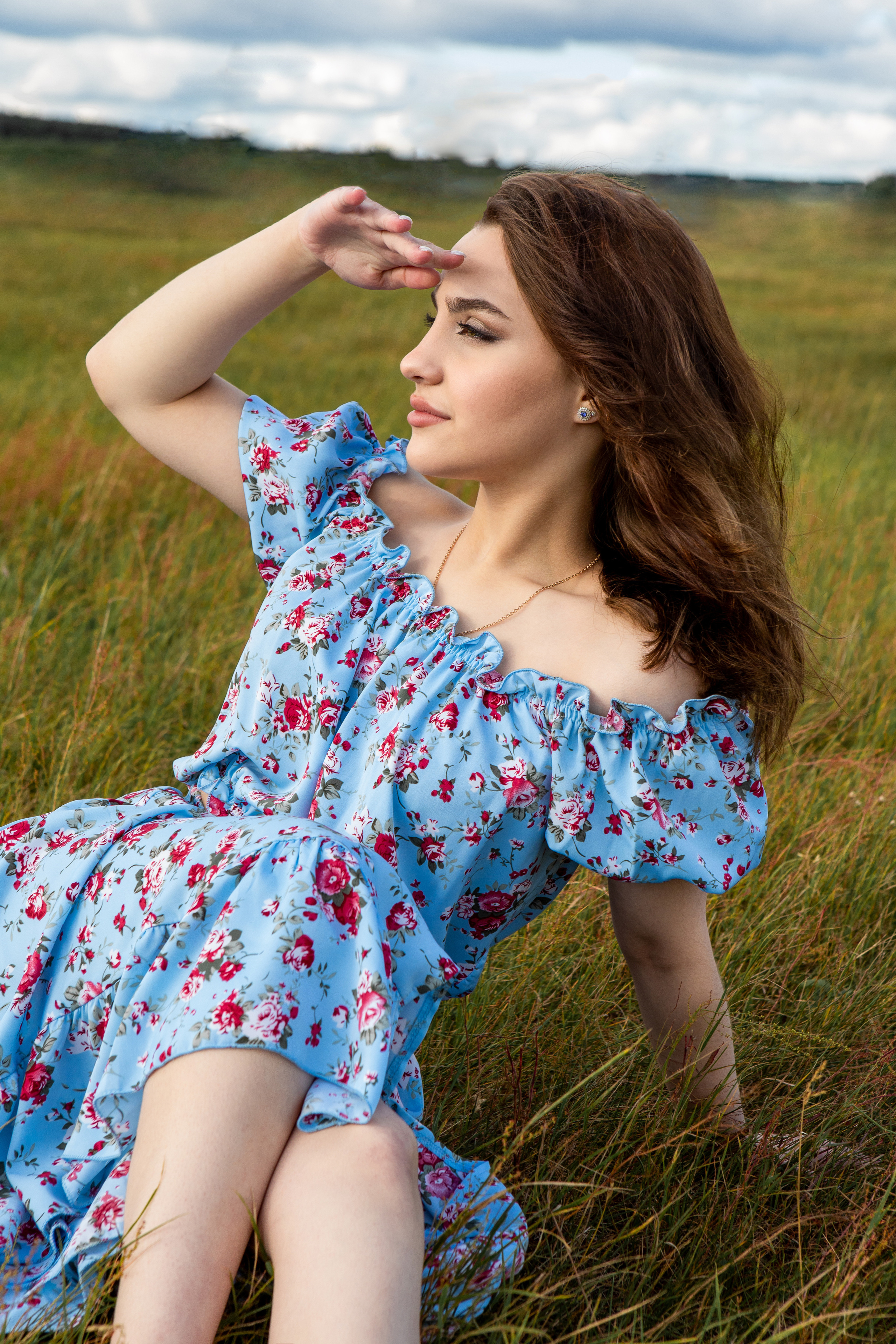 В поле. Фотограф Екатерина Голицына