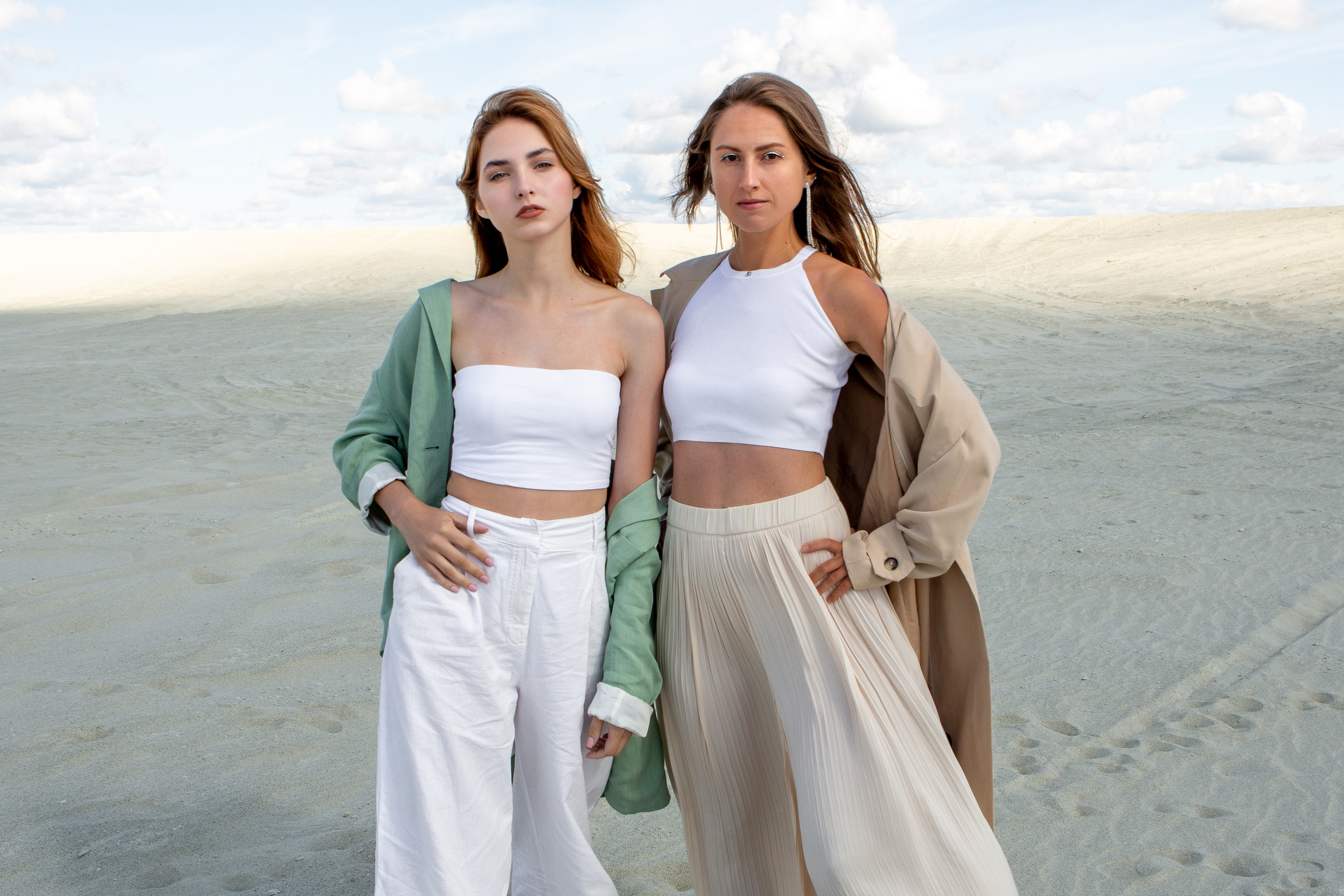 Двое в пустыне. Фотограф Екатерина Голицына