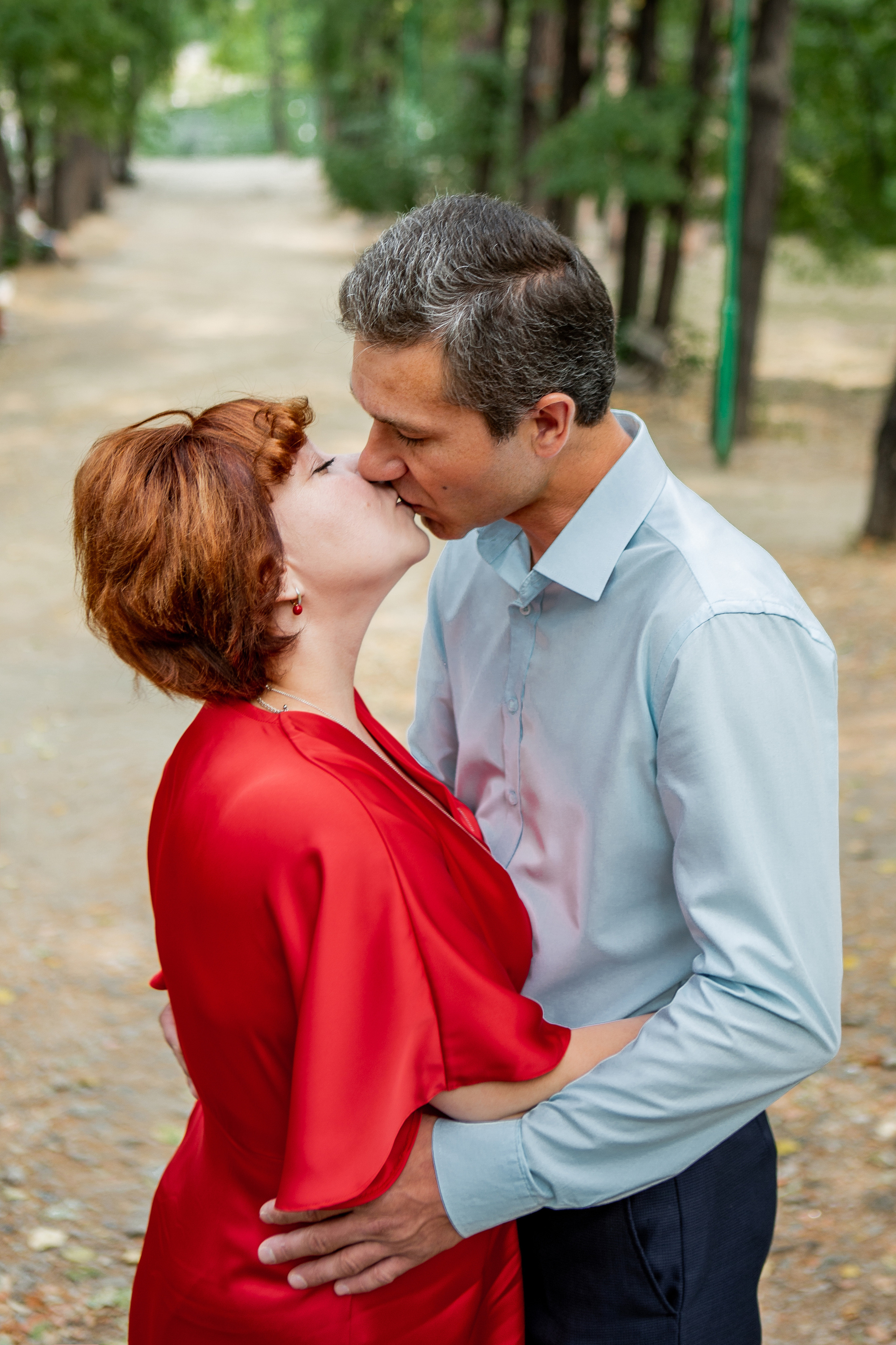 Влюбленные в парке. Фотограф Екатерина Голицына