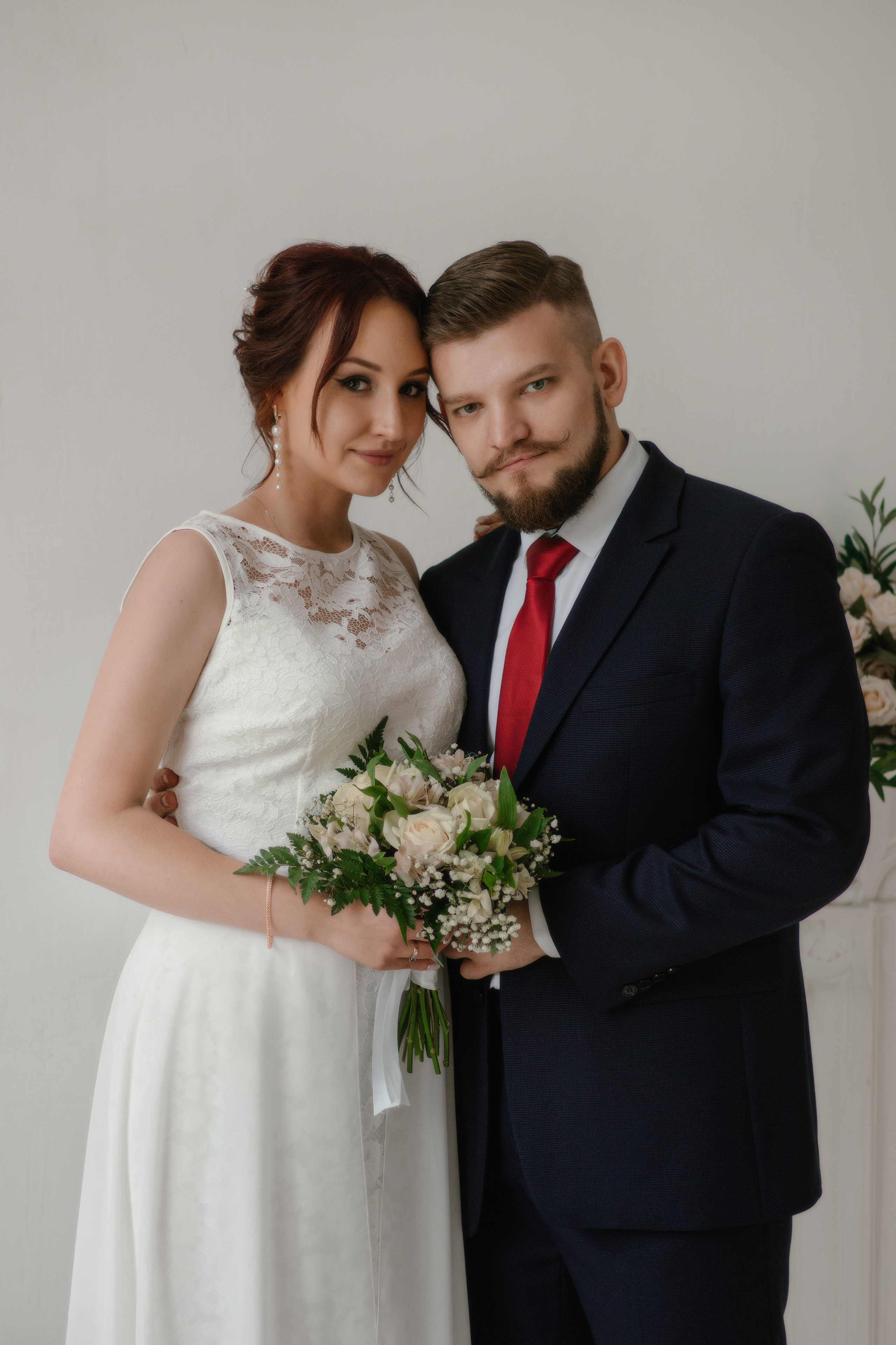 Свадебная фотосессия в студии. Свадебный фотограф во Владимире - Мария Широкорядова