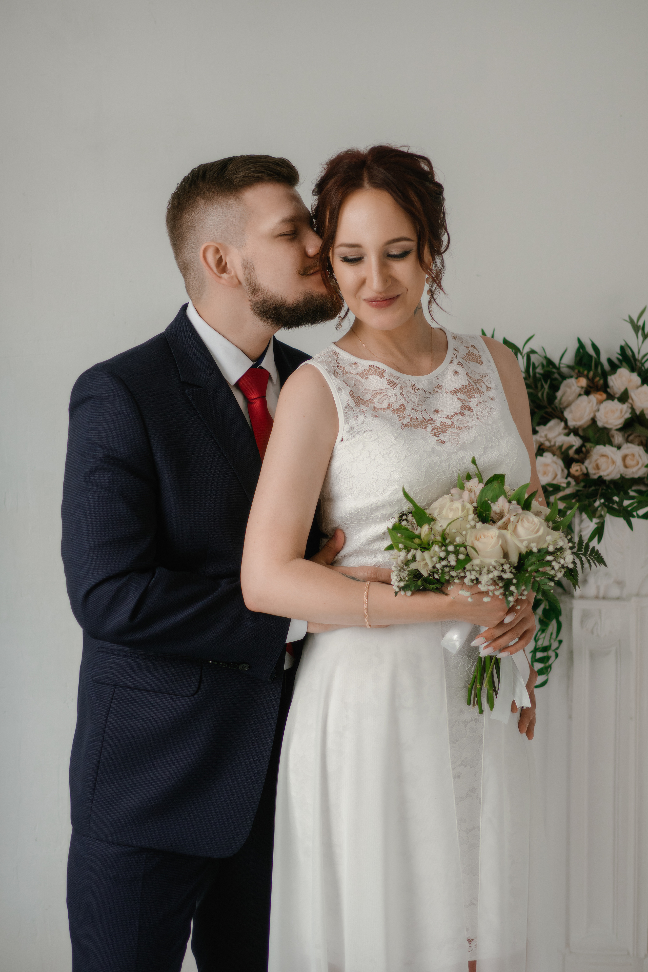 Свадебная фотосессия в студии. Свадебный фотограф во Владимире - Мария Широкорядова