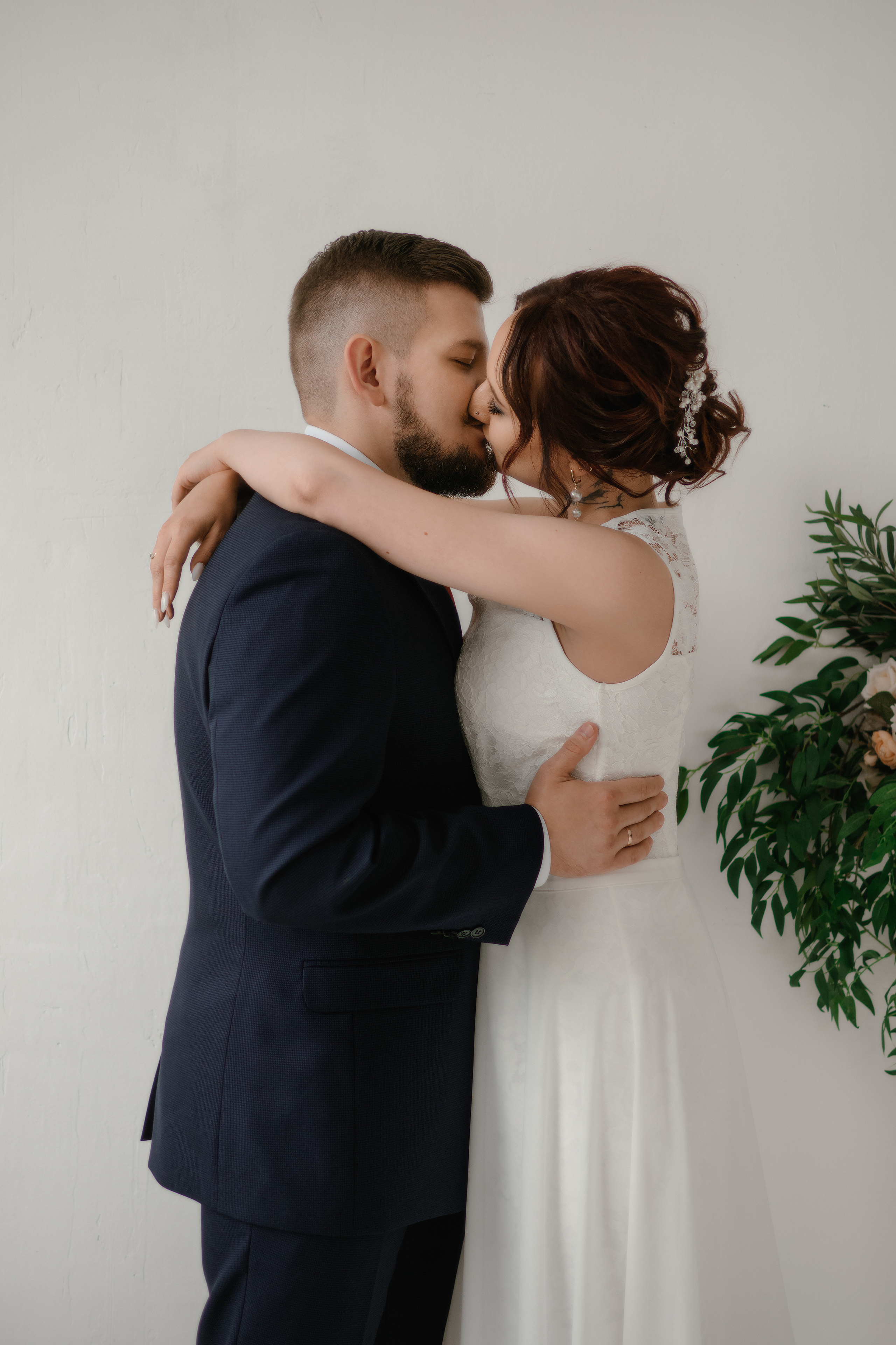 Свадебная фотосессия в студии. Свадебный фотограф во Владимире - Мария Широкорядова