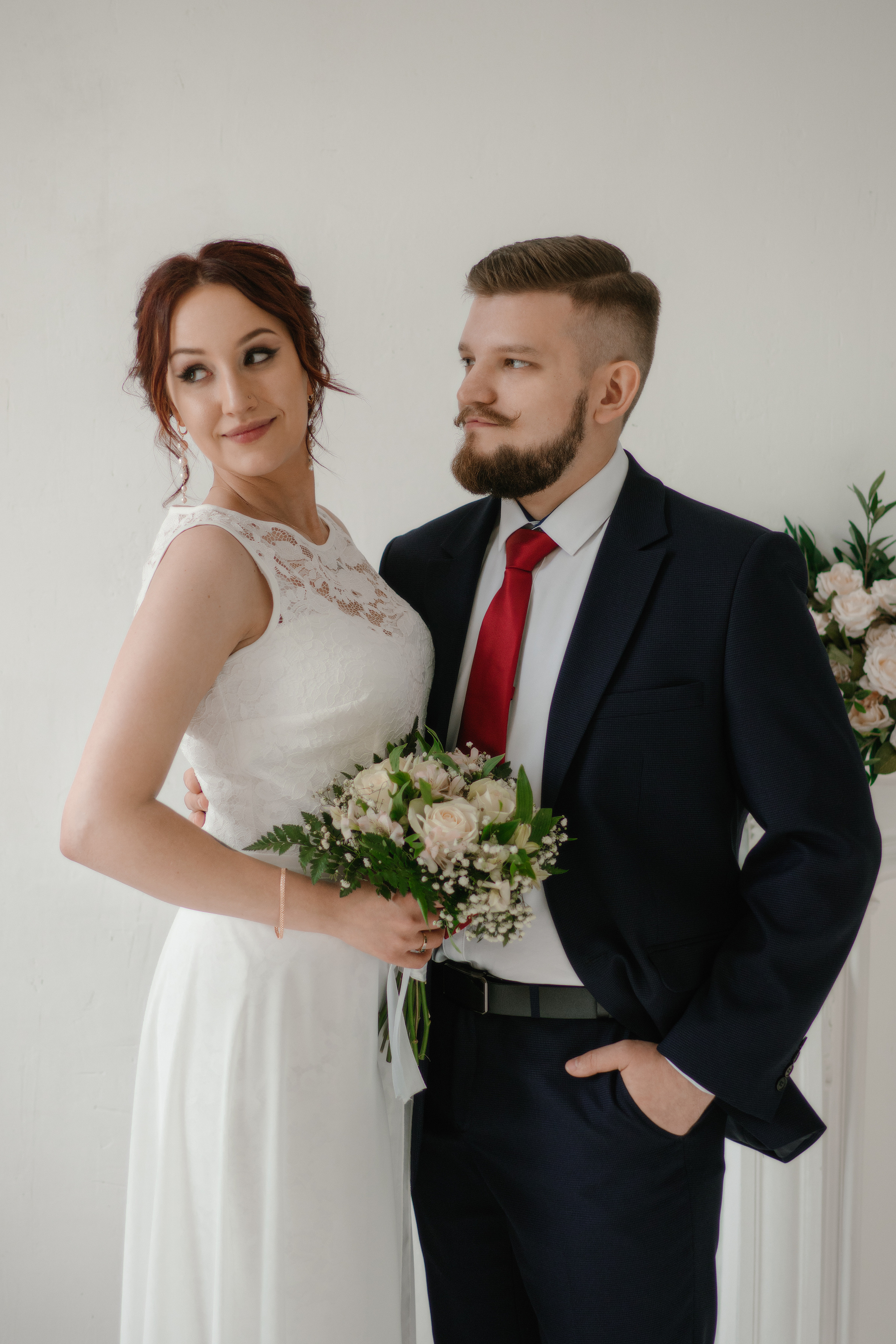 Свадебная фотосессия в студии. Свадебный фотограф во Владимире - Мария Широкорядова