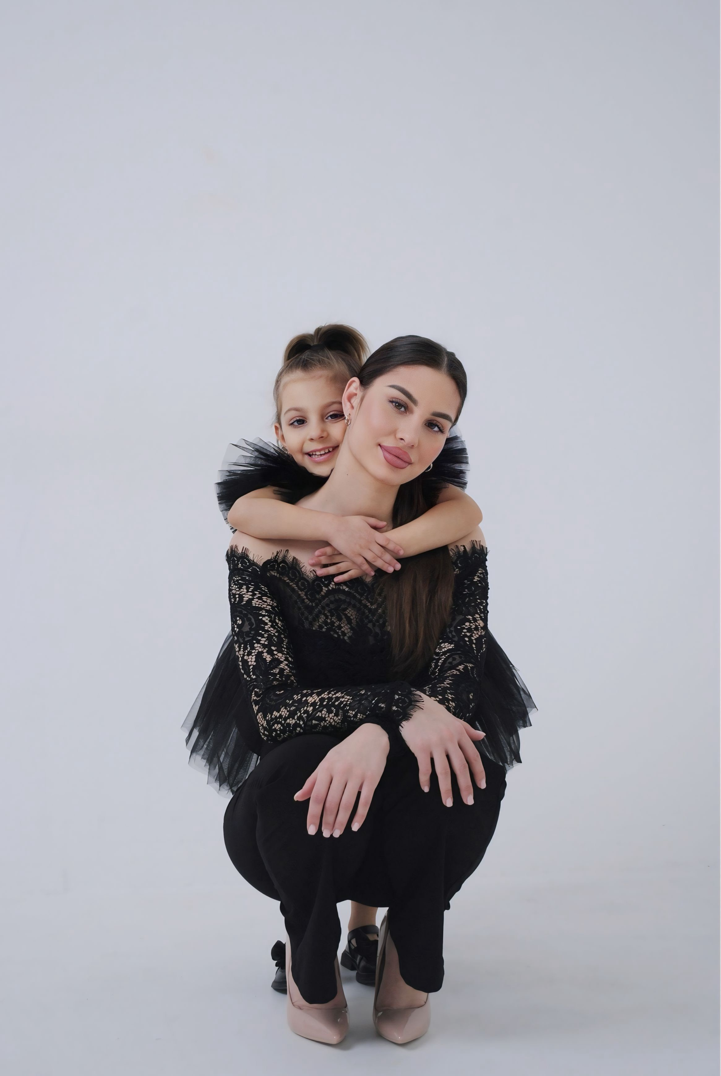 Настя и дочь. Фотограф Мария Мусаелян