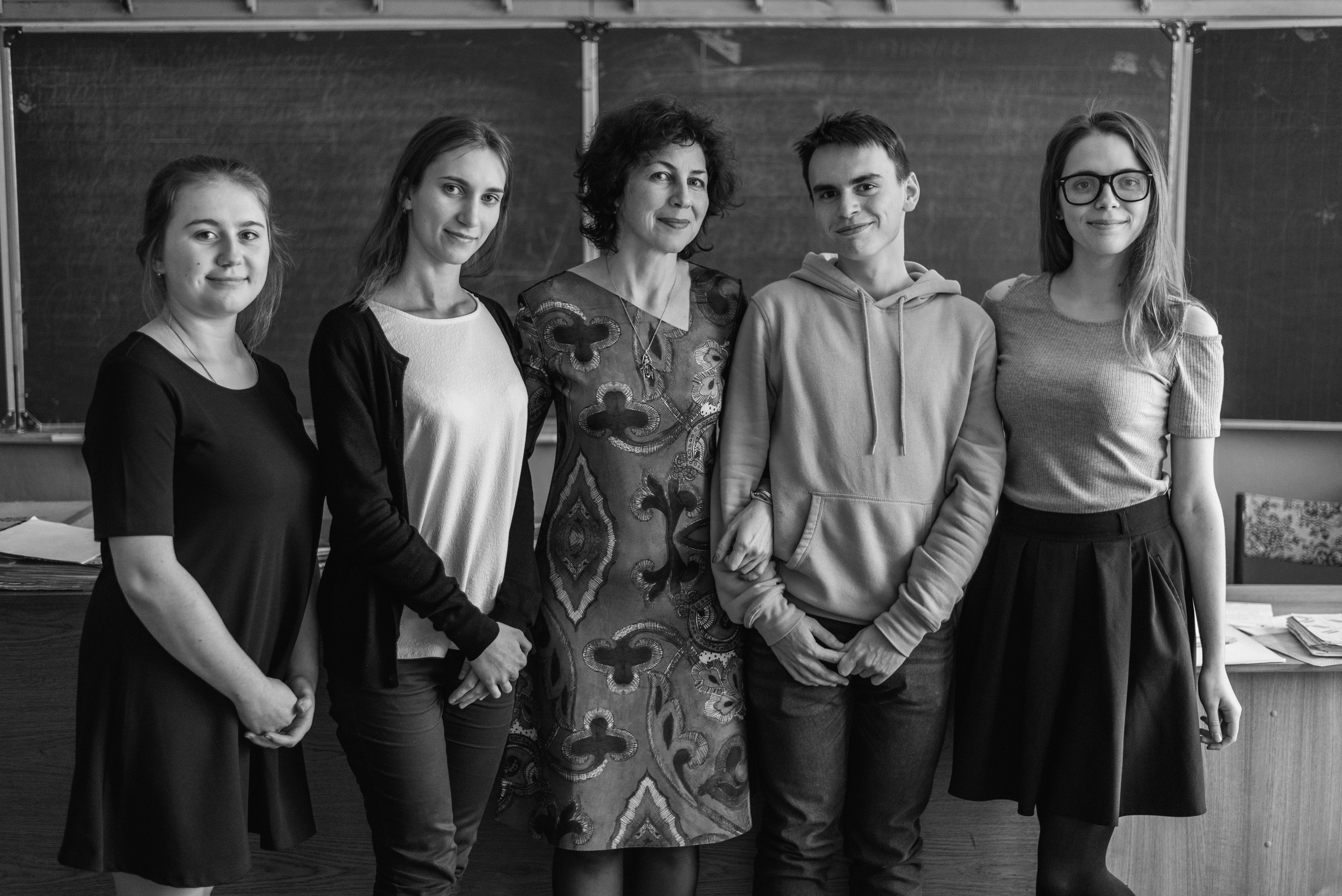 Школьный групповой портрет