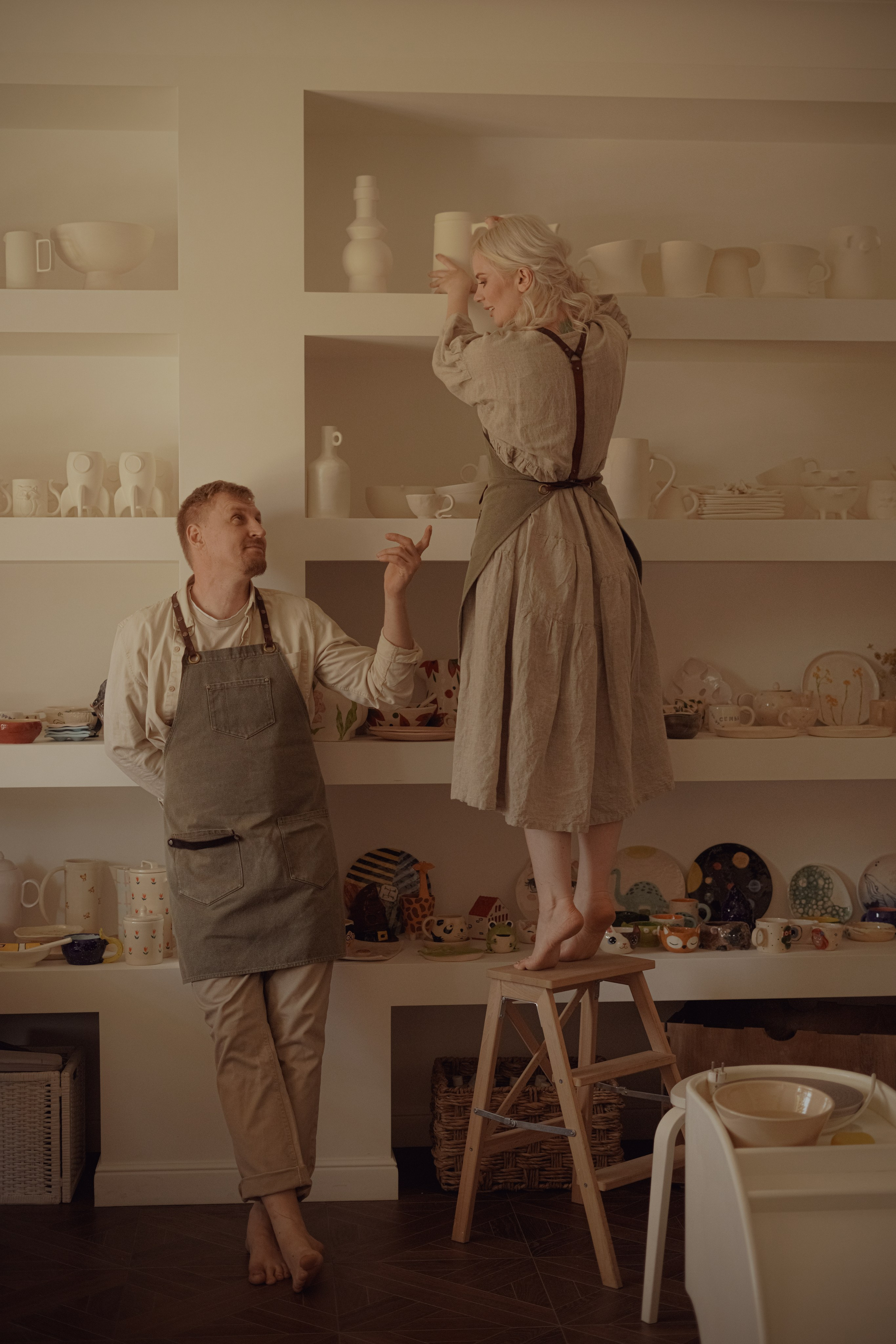 История в гончарной мастерской. Свадебный и семейный фотограф Афанасьева Анна в Кисловодске