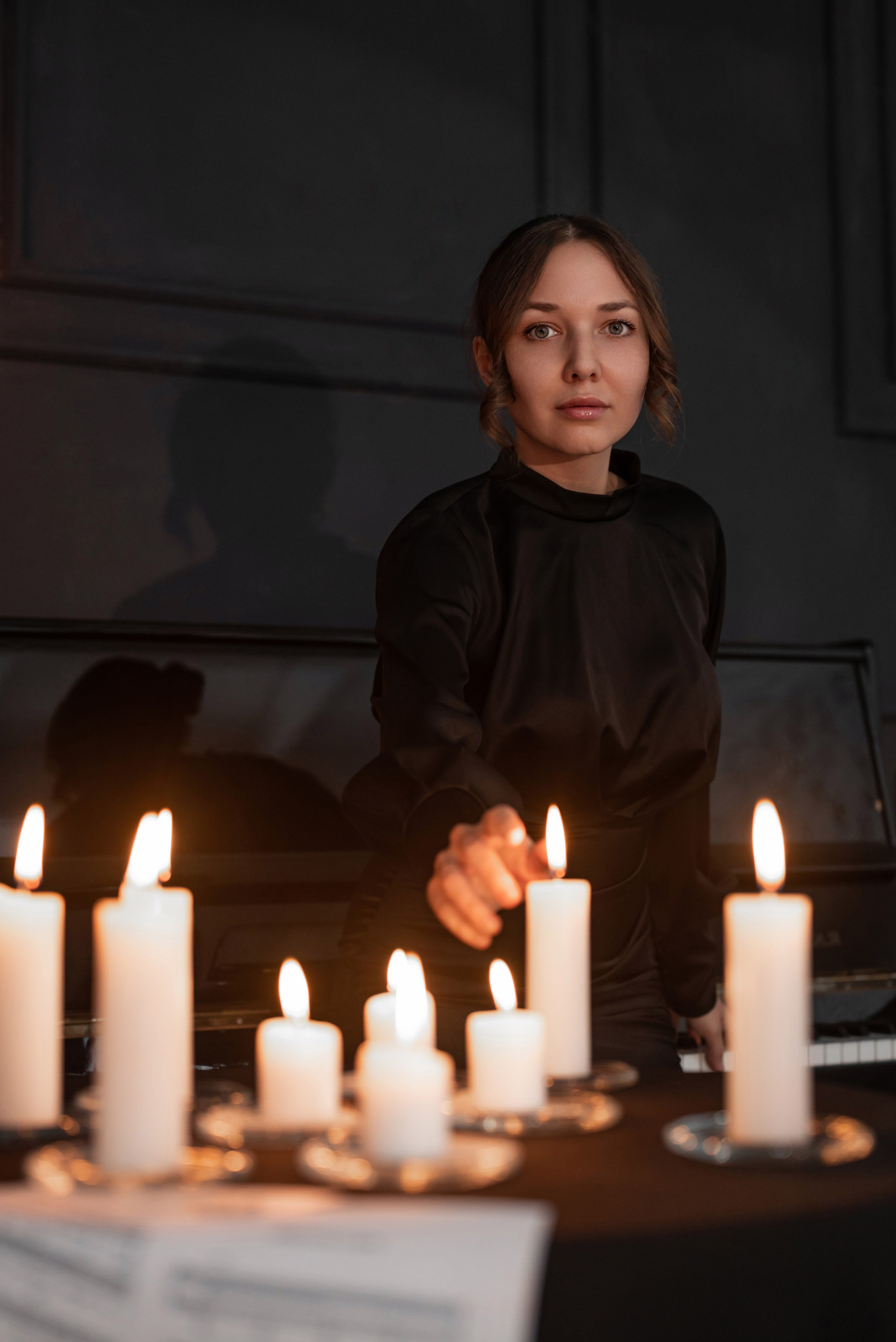 Фотопроект *Свечи и пианино*. Фотограф в городе Салават