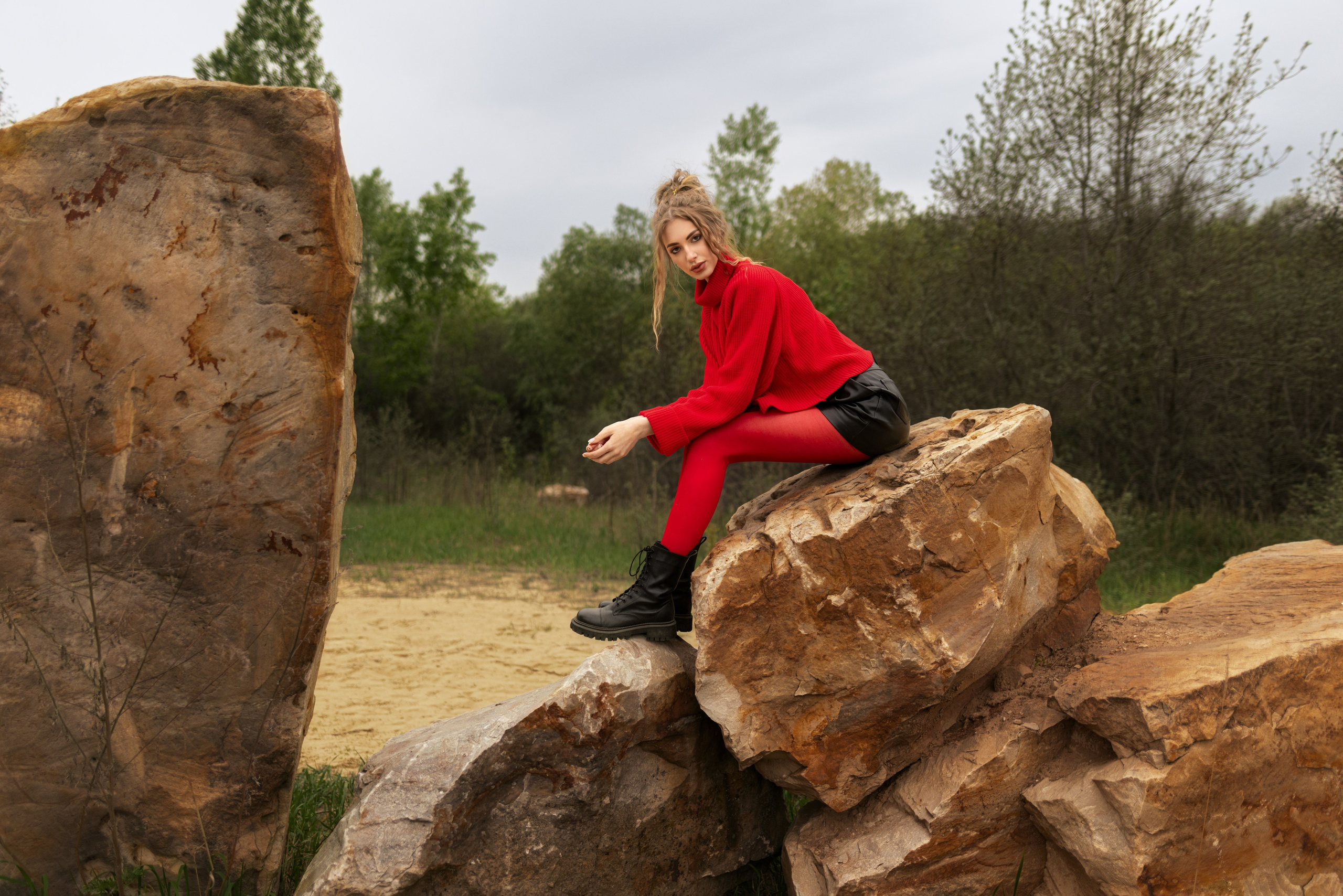 Фотосет с Ксенией в парке Белый колодец в формате для «себя». Дмитрий Шульгин, портретный фотограф в Воронеже