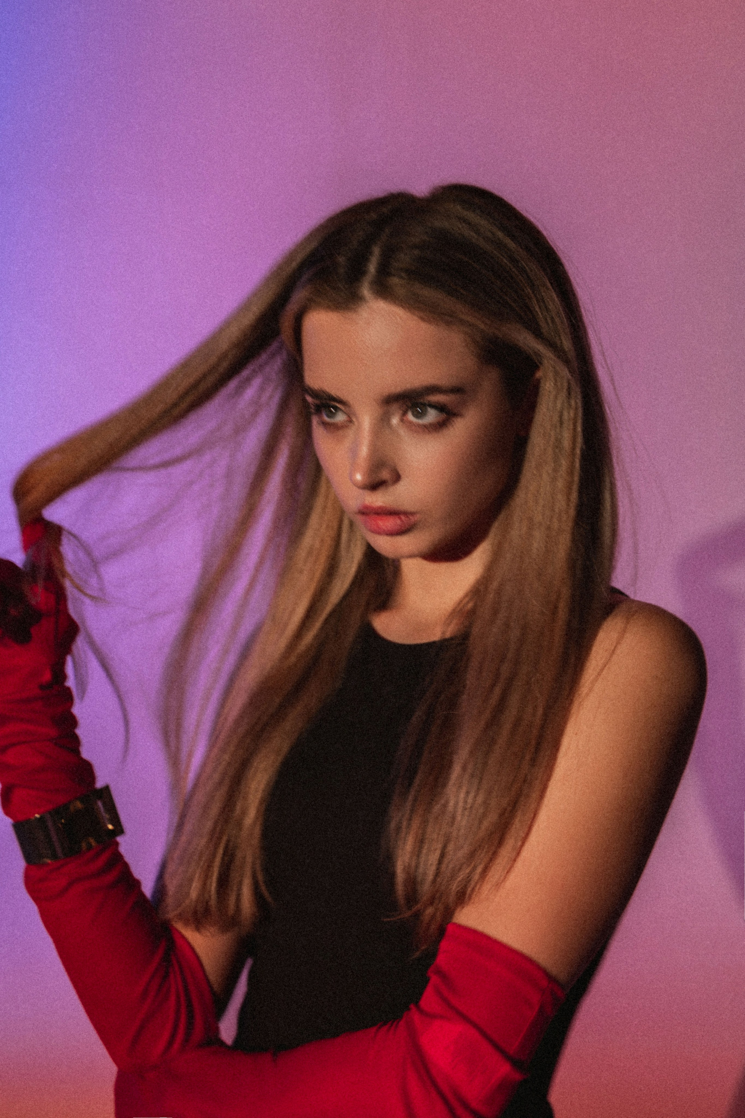 Фотосъемка для Анастасии с разными источниками света. Свадебный и портретный фотограф Клипа Максим