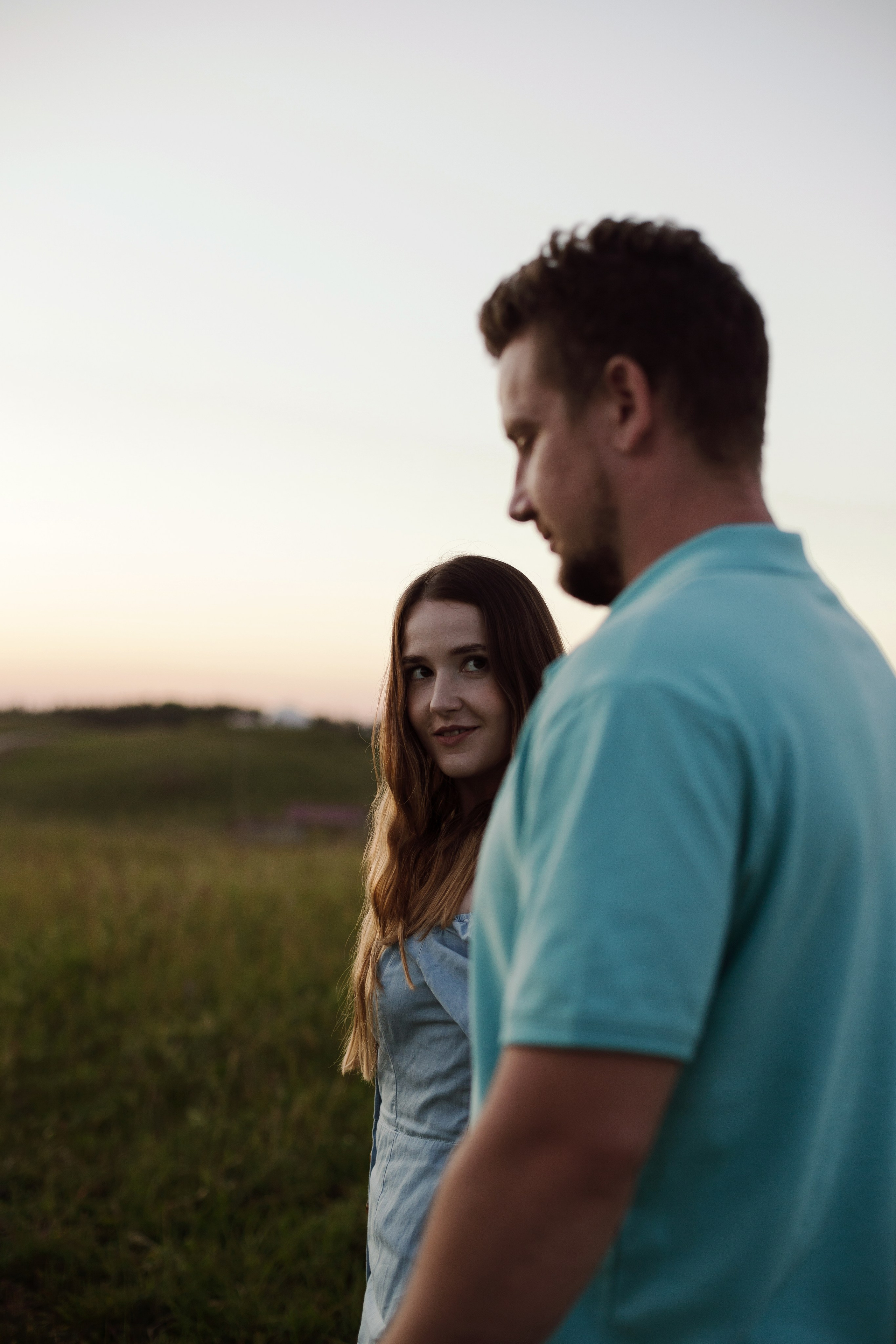 Колтушские высоты — Марина и Сергей. Портретный фотограф в Санкт-Петербурге Элина Ситникова