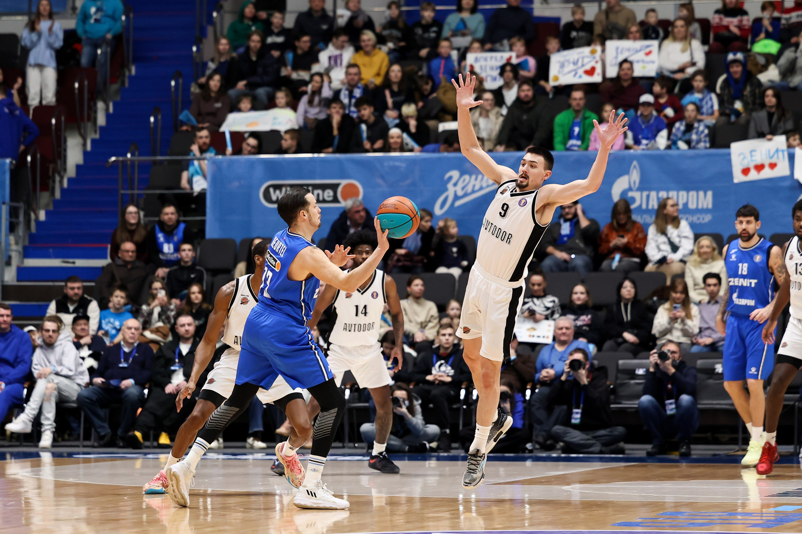 Зенит-Автодор 14.01.2024. Спортивный и репортажный фотограф Антон Тереханов