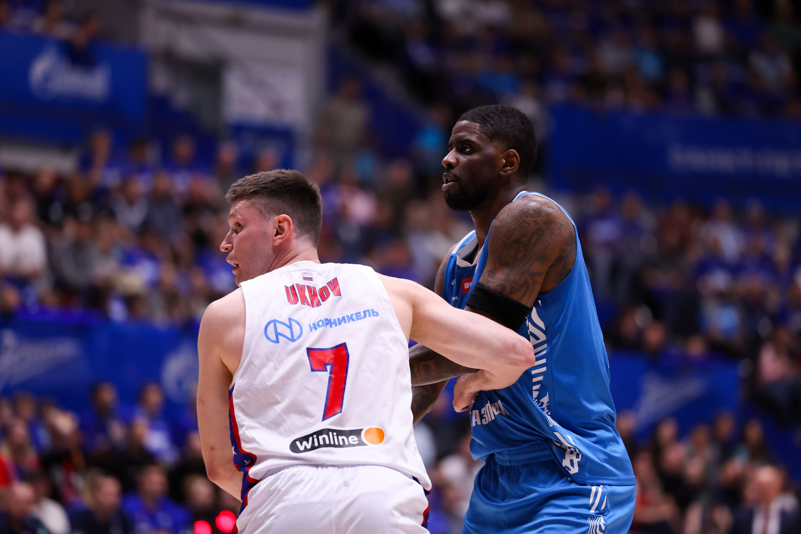 БК «Зенит» — БК «ЦСКА» финал ЕЛ ВТБ 1 игра 27.05.2025. Спортивный и репортажный фотограф Антон Тереханов