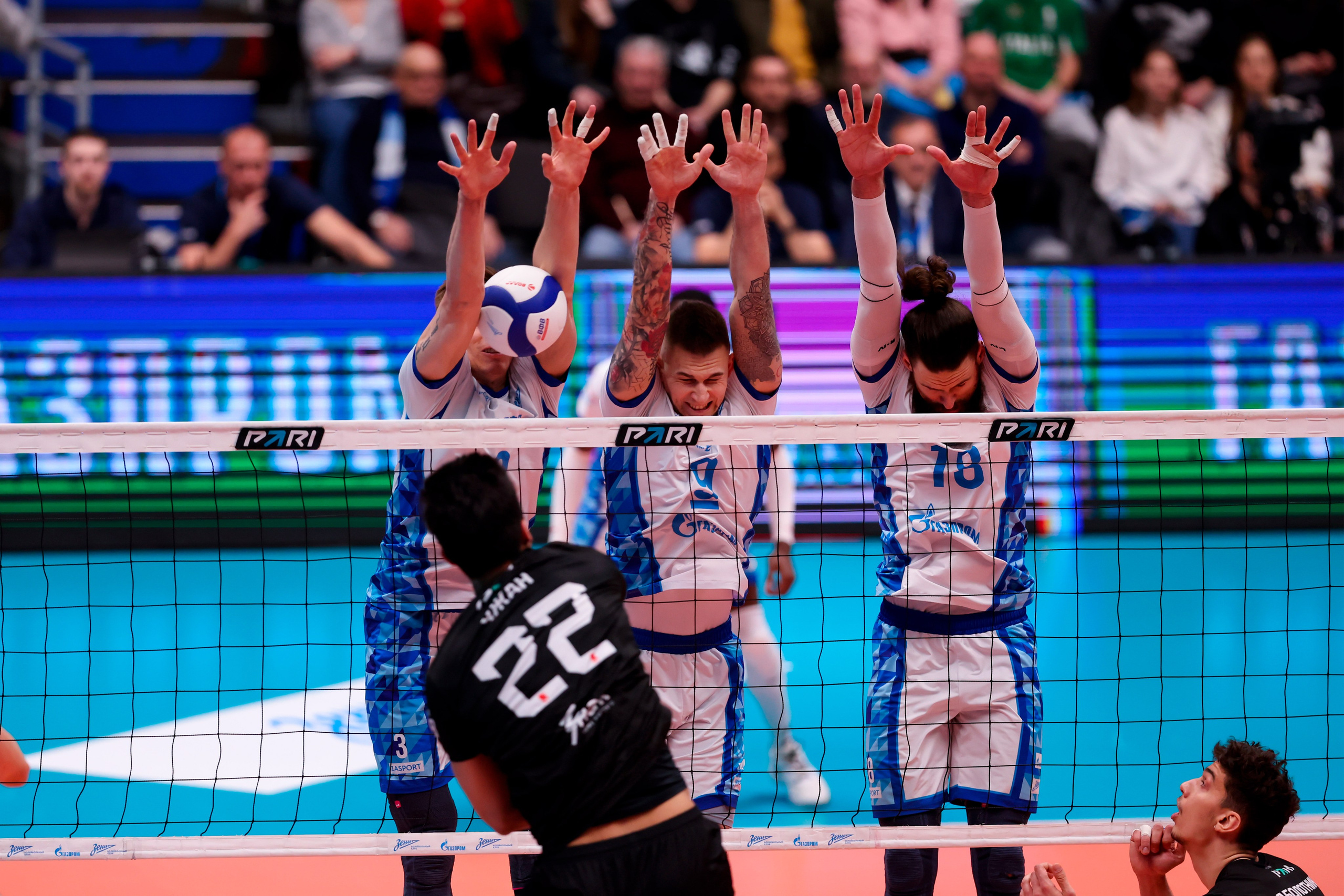 ВК Зенит — ВК Белогорье 08.04.2025. Спортивный и репортажный фотограф Антон Тереханов