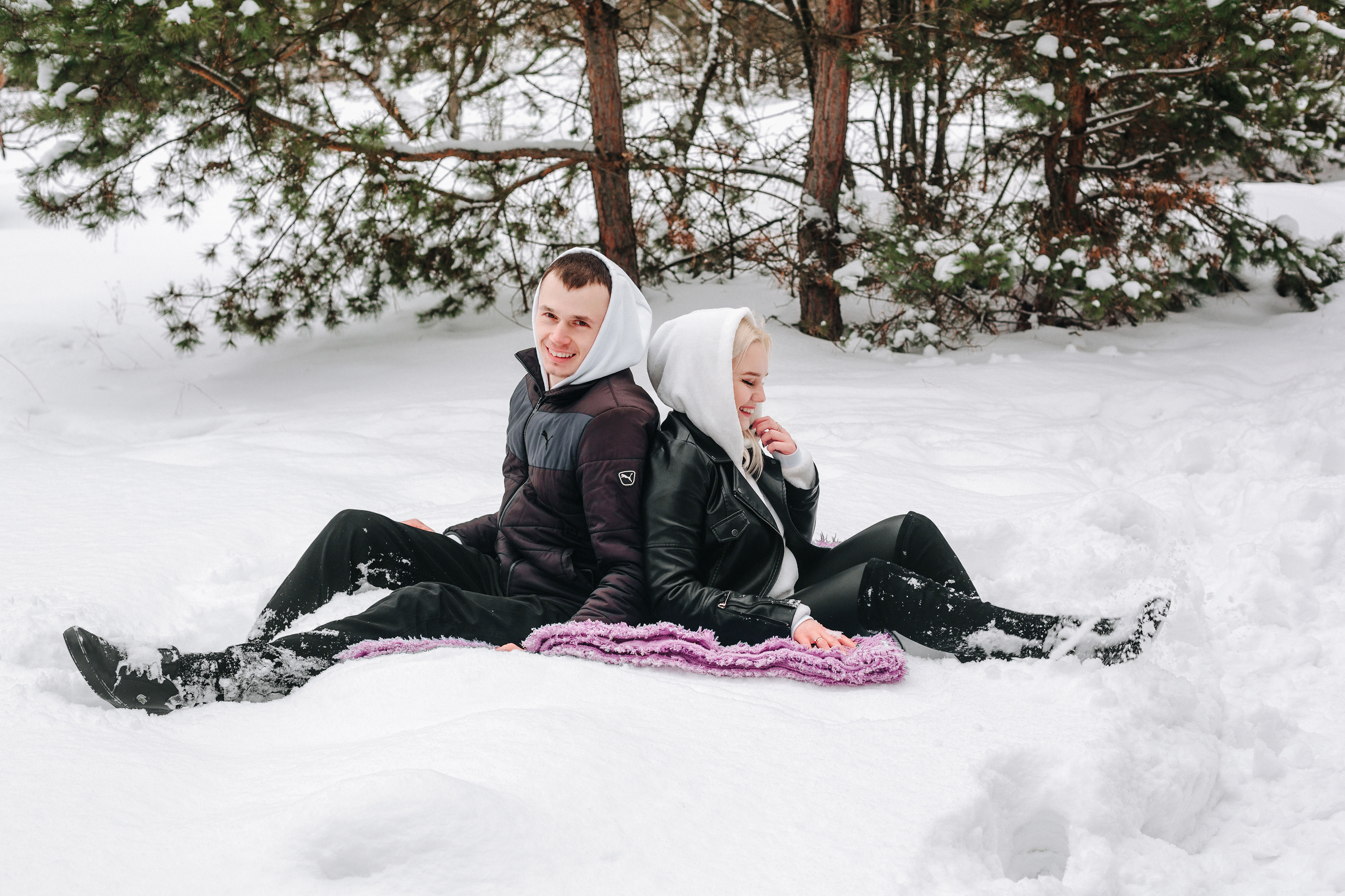 Снежно-нежная история любви…. Семейный и свадебный фотограф в Воронеже Майя Добровольская