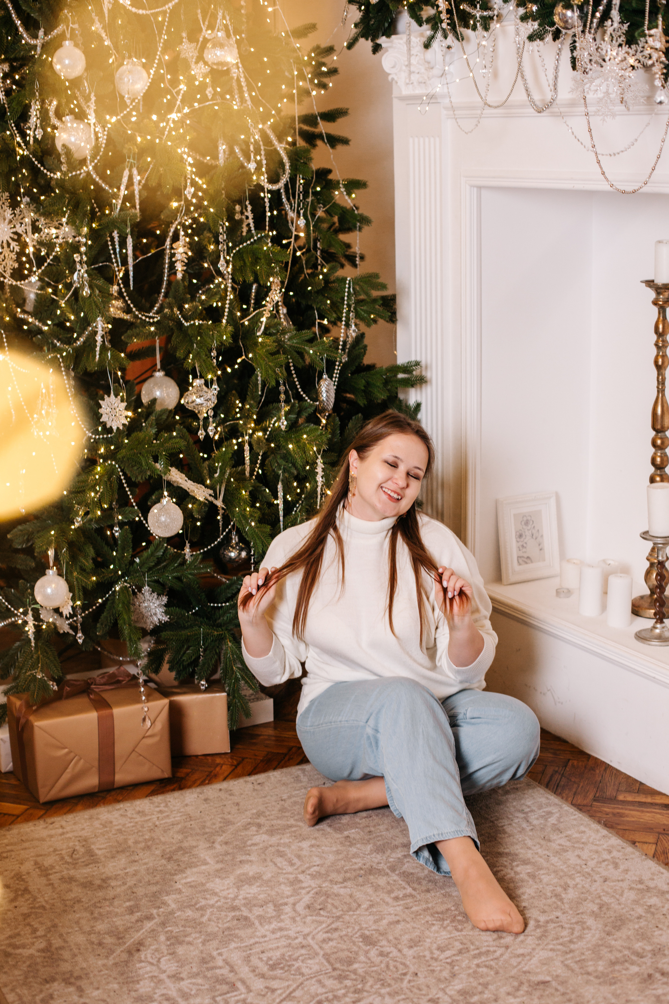 Юлечка (новогодняя фотосессия). Семейный и свадебный фотограф в Воронеже Майя Добровольская