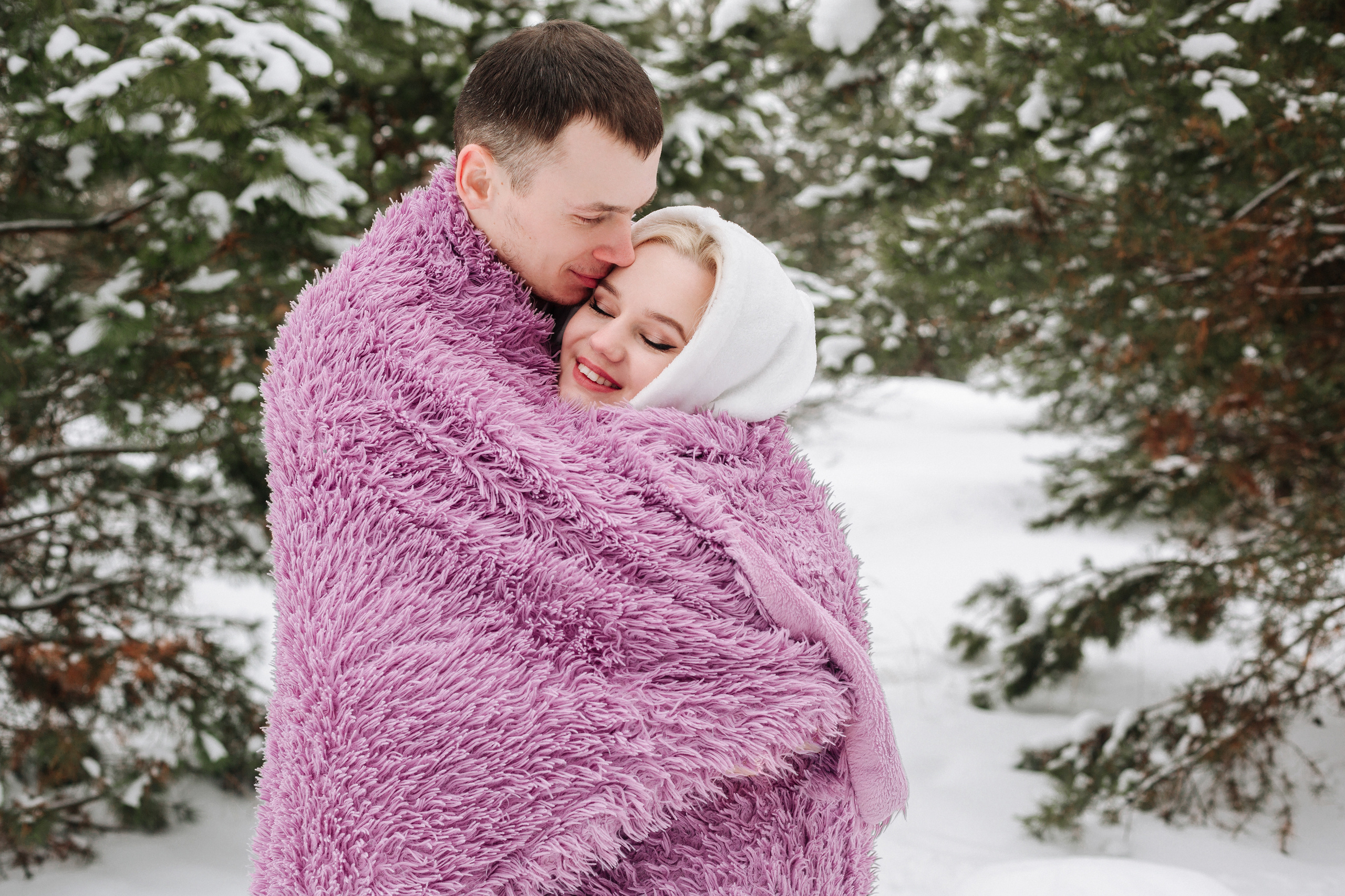 Снежно-нежная история любви…. Семейный и свадебный фотограф в Воронеже Майя Добровольская