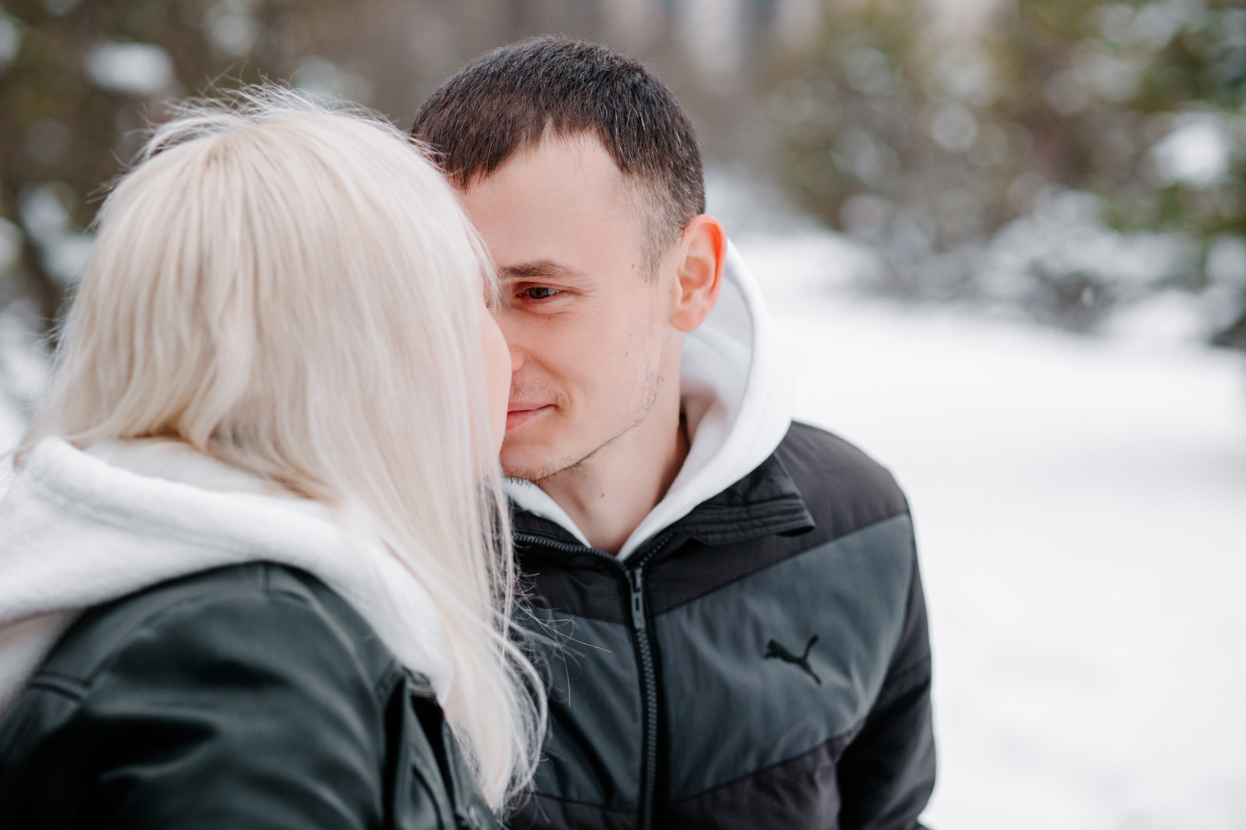 Снежно-нежная история любви…. Семейный и свадебный фотограф в Воронеже Майя Добровольская