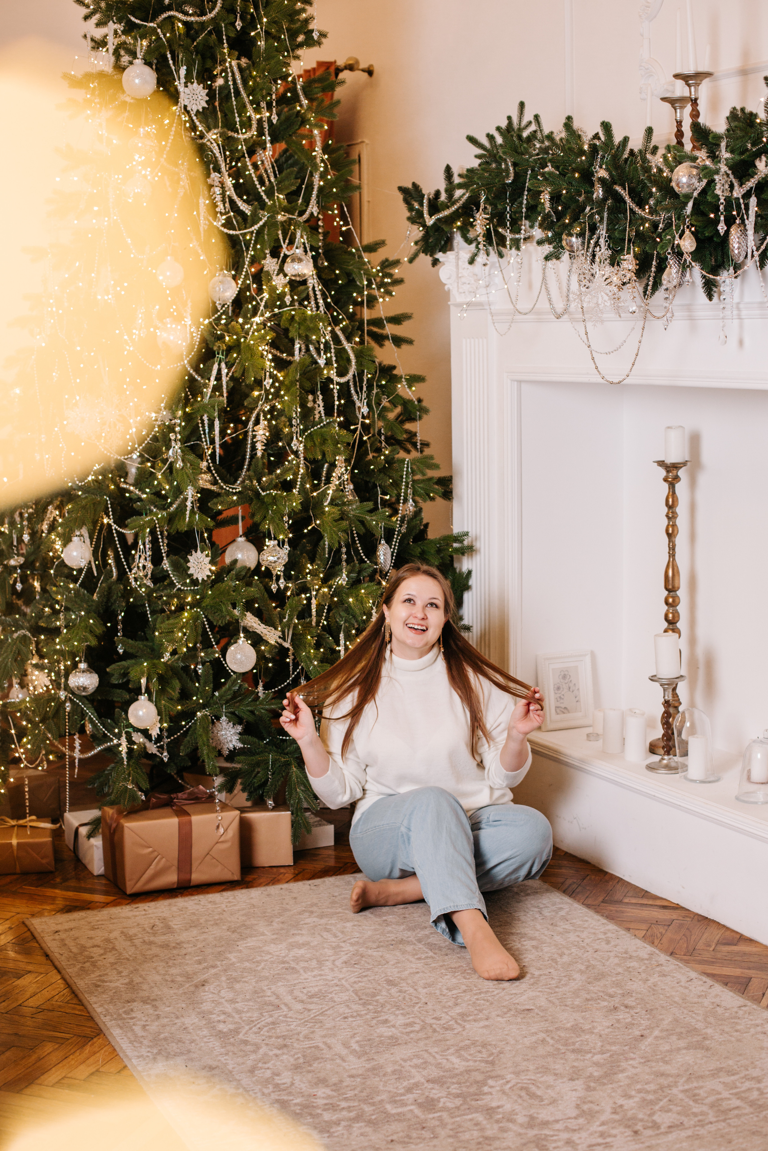 Юлечка (новогодняя фотосессия). Семейный и свадебный фотограф в Воронеже Майя Добровольская