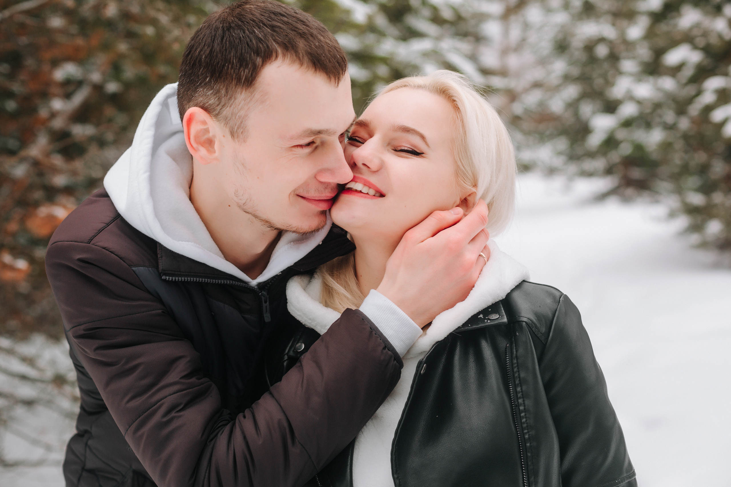 Снежно-нежная история любви…. Семейный и свадебный фотограф в Воронеже Майя Добровольская