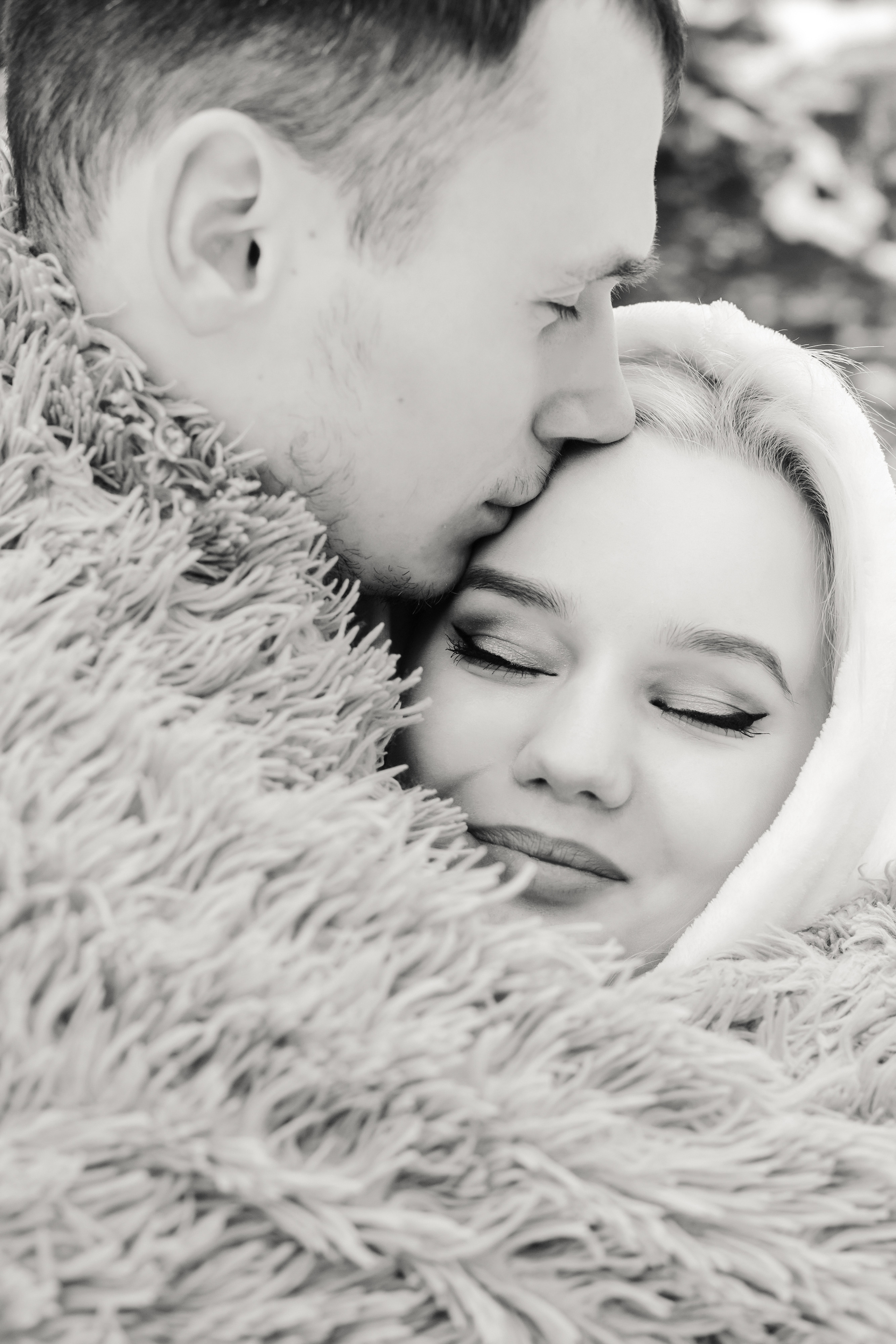 Снежно-нежная история любви…. Семейный и свадебный фотограф в Воронеже Майя Добровольская