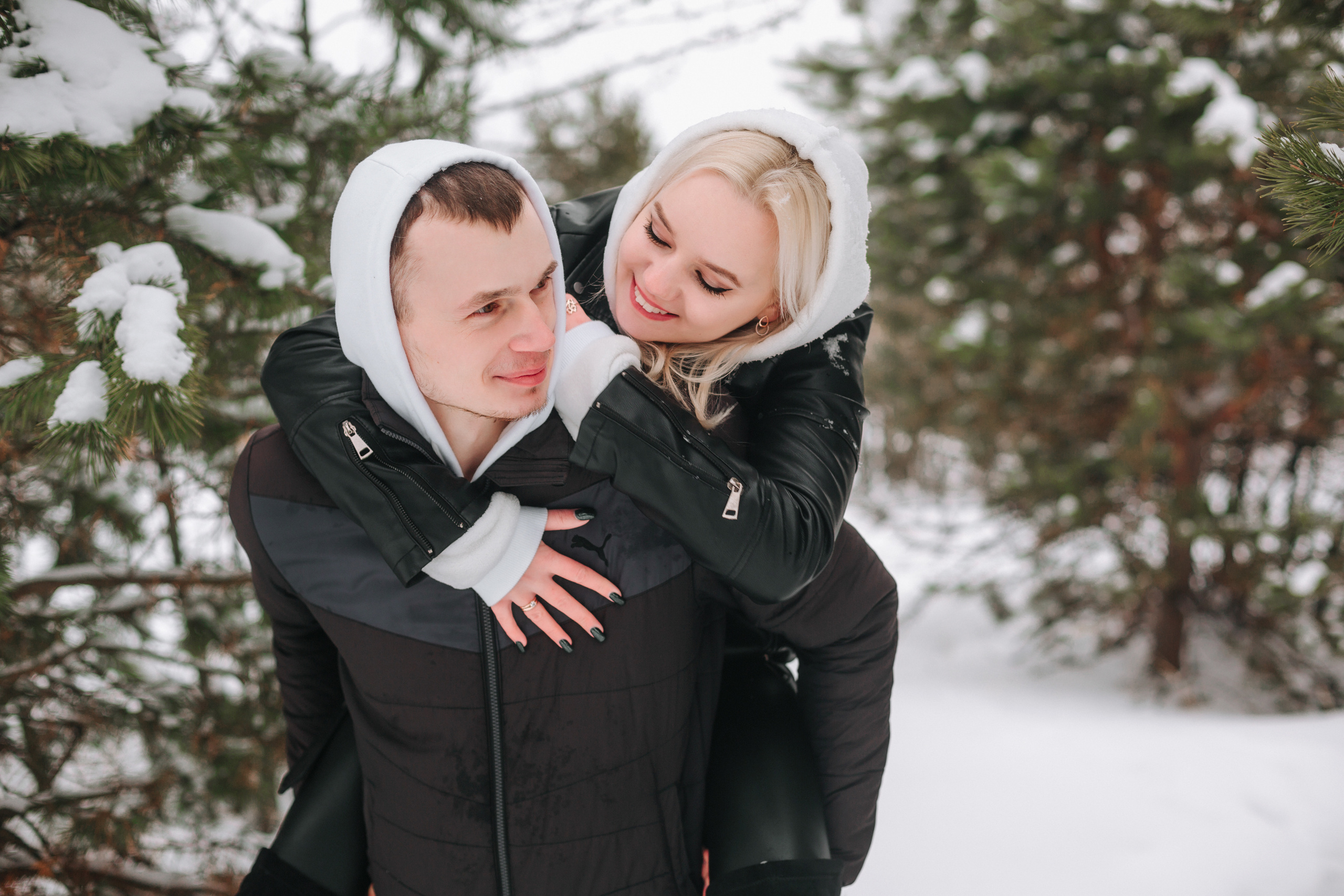 Снежно-нежная история любви…. Семейный и свадебный фотограф в Воронеже Майя Добровольская