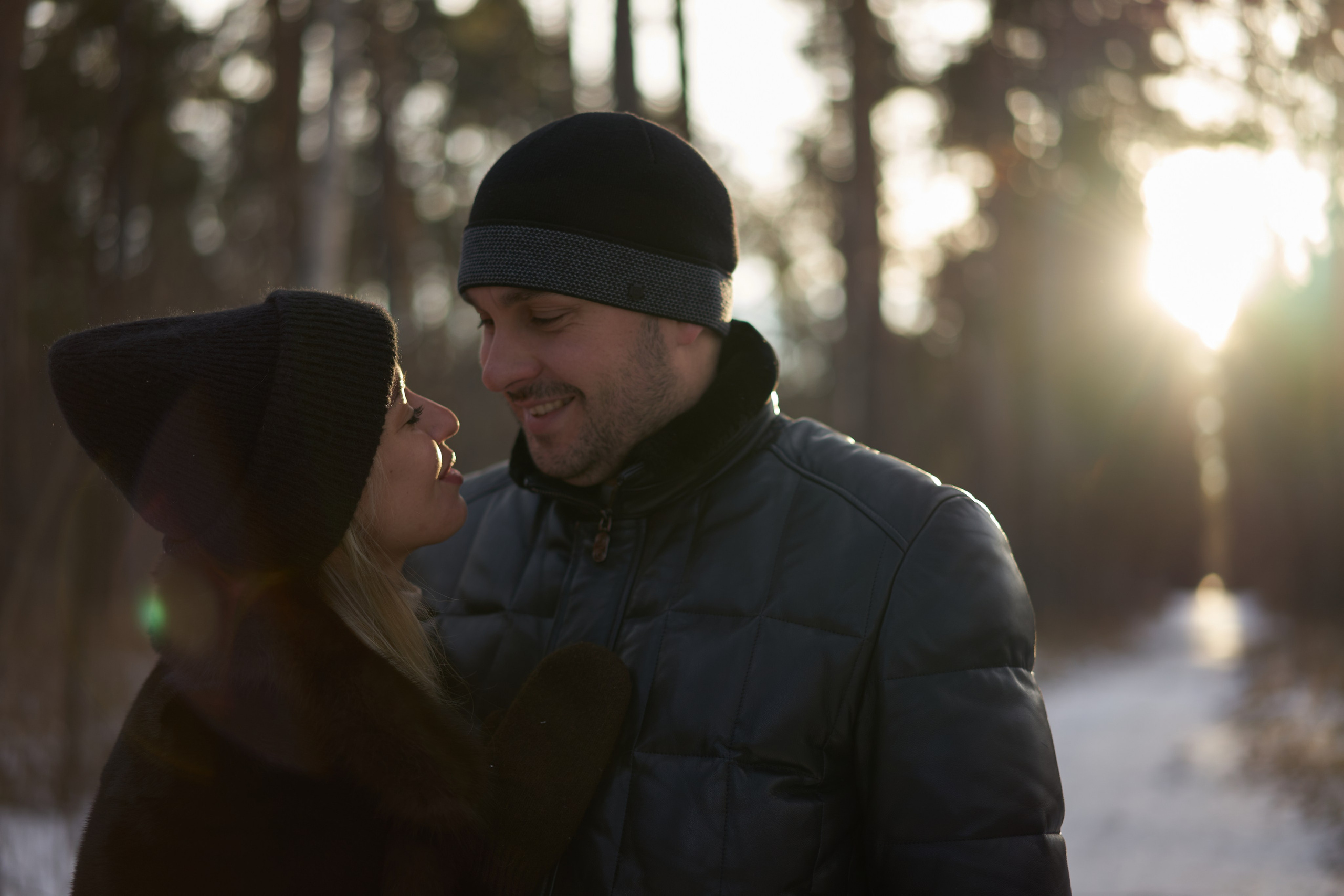 Семейная фотосессия зимой в лесу. Фотограф Екатеринбург Кокшарова Александра