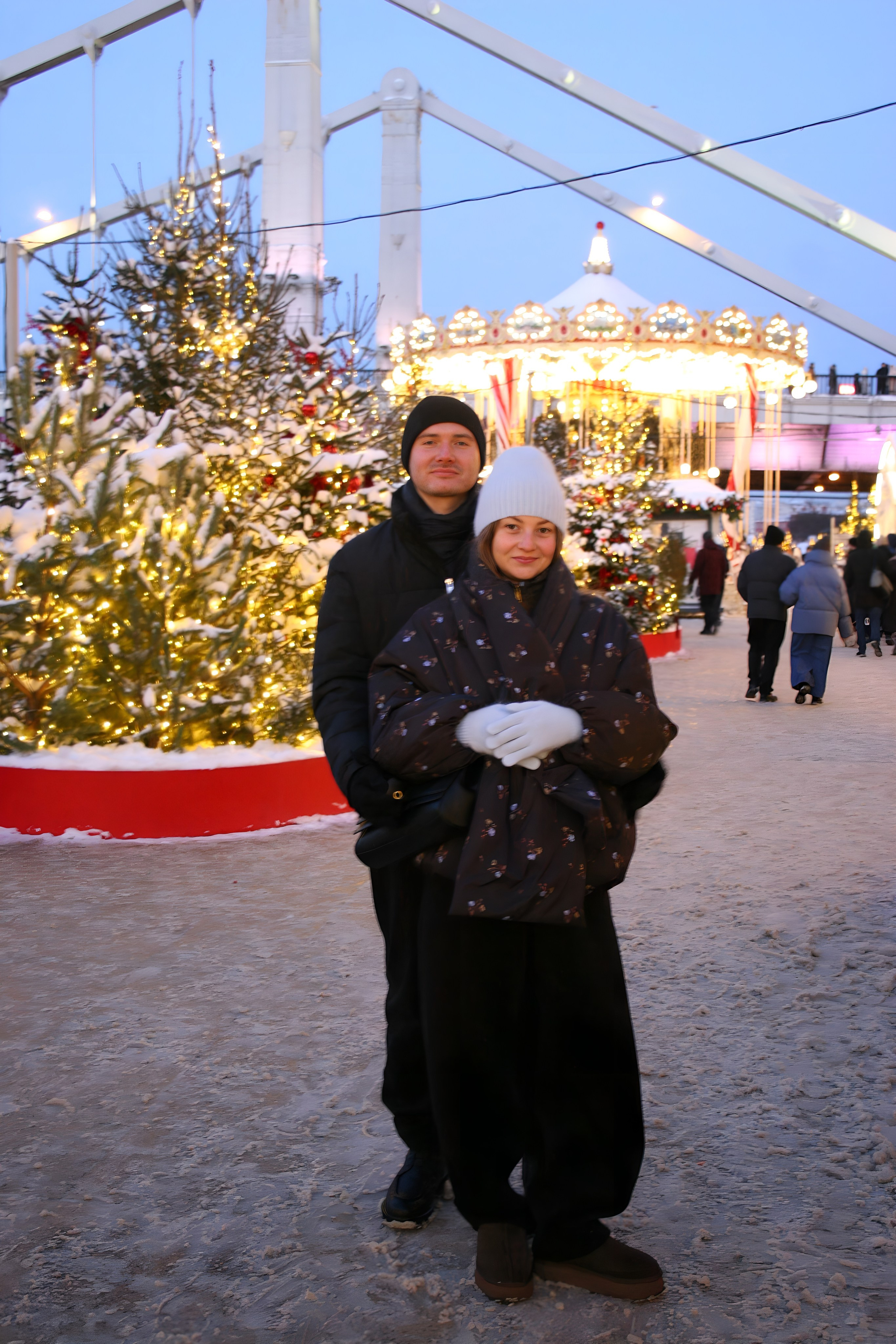 Роман и Настя в Москве. Креативный фотограф