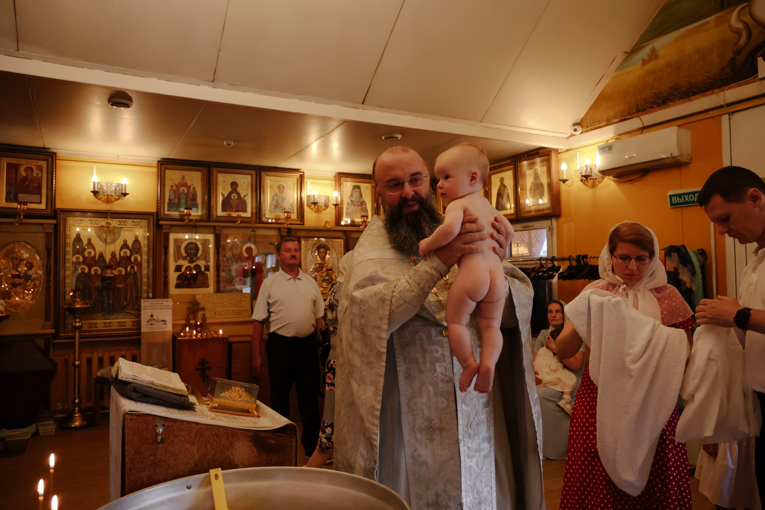 Крещение Анастасии. Фотограф новорожденных