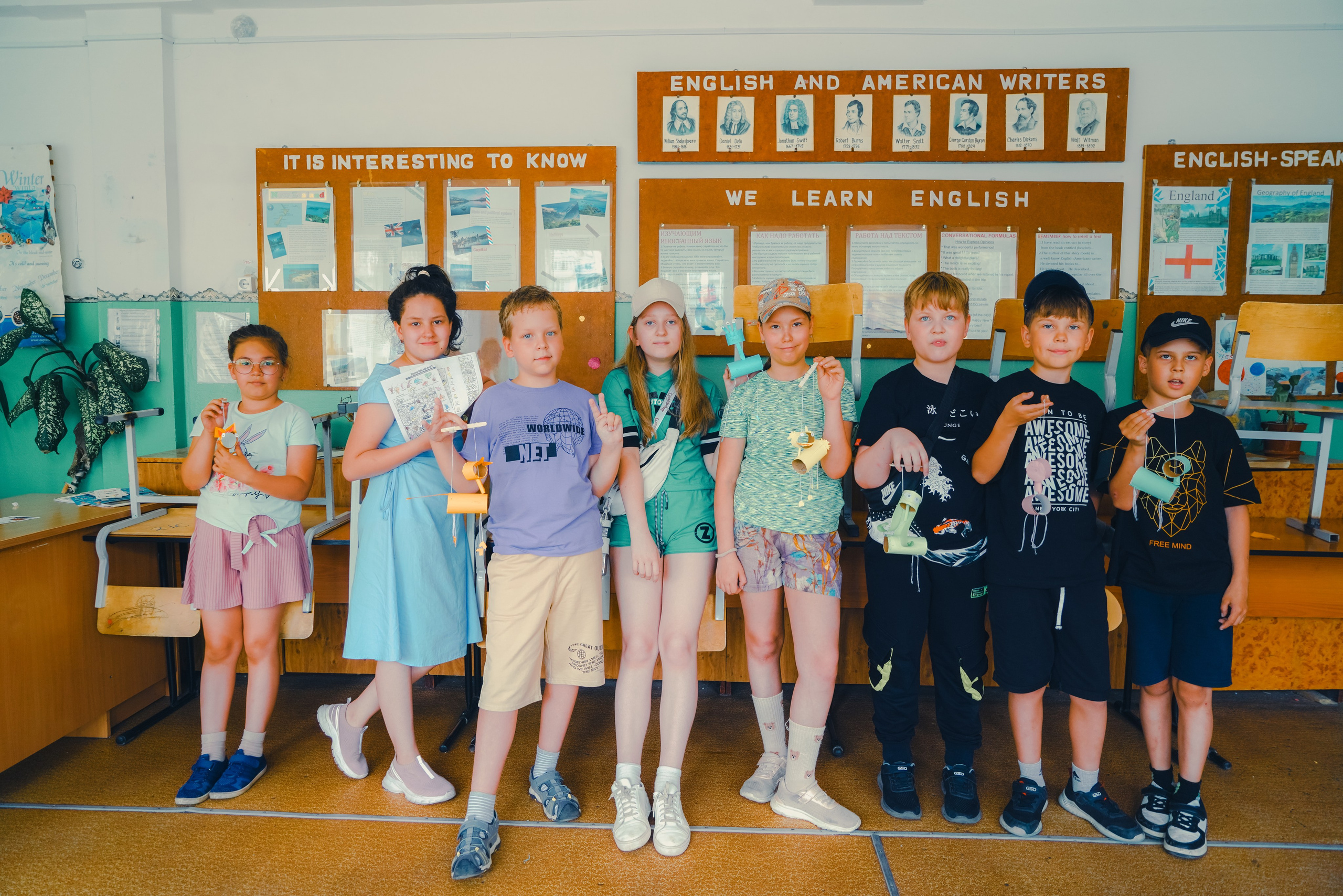 Английский лагерь в школе, Июнь 2024