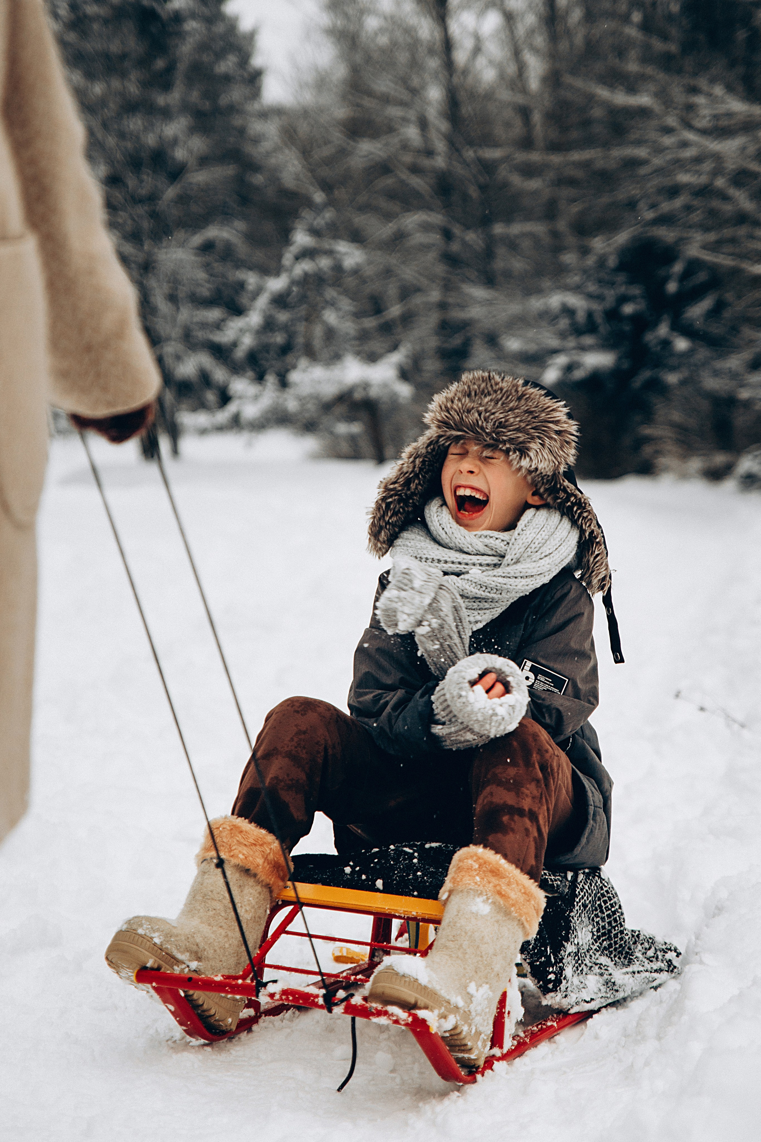 Зимние радости. Репортажный и детский фотограф в Минске