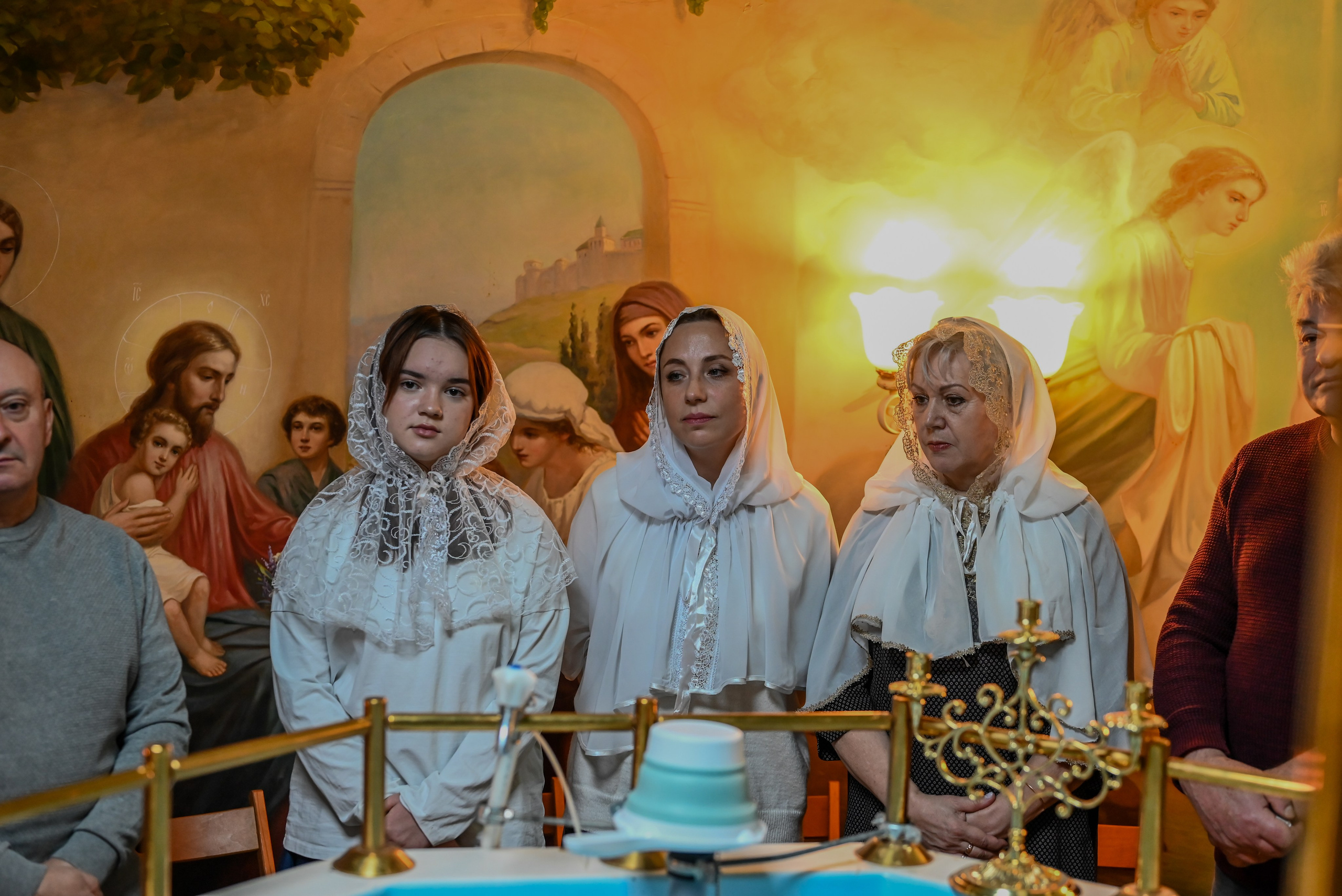 Крещение Совхоз Ленина. Семейный и детский фотограф Москва