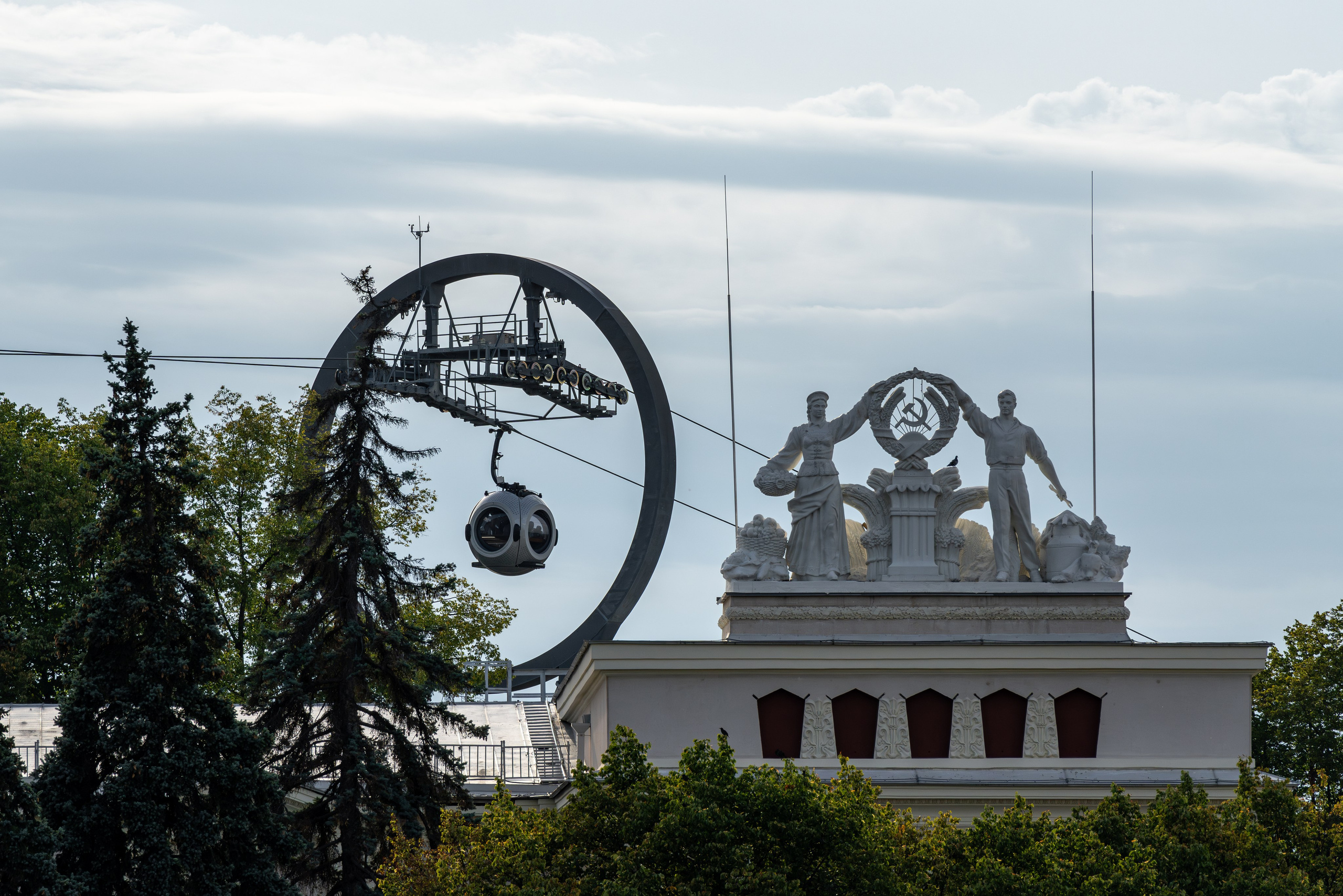 Канатная дорога на ВДНХ