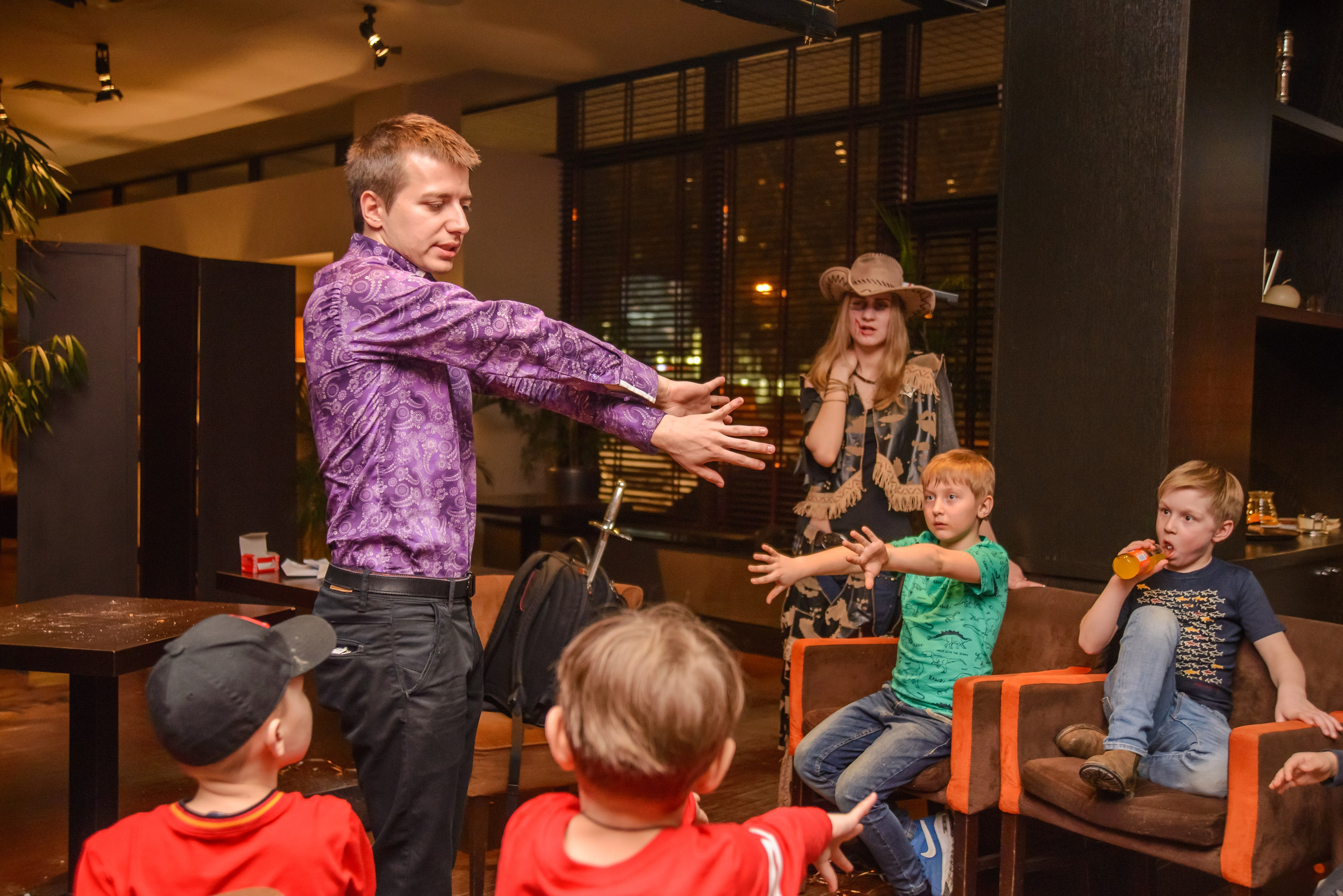 Детский день рождения в ресторане