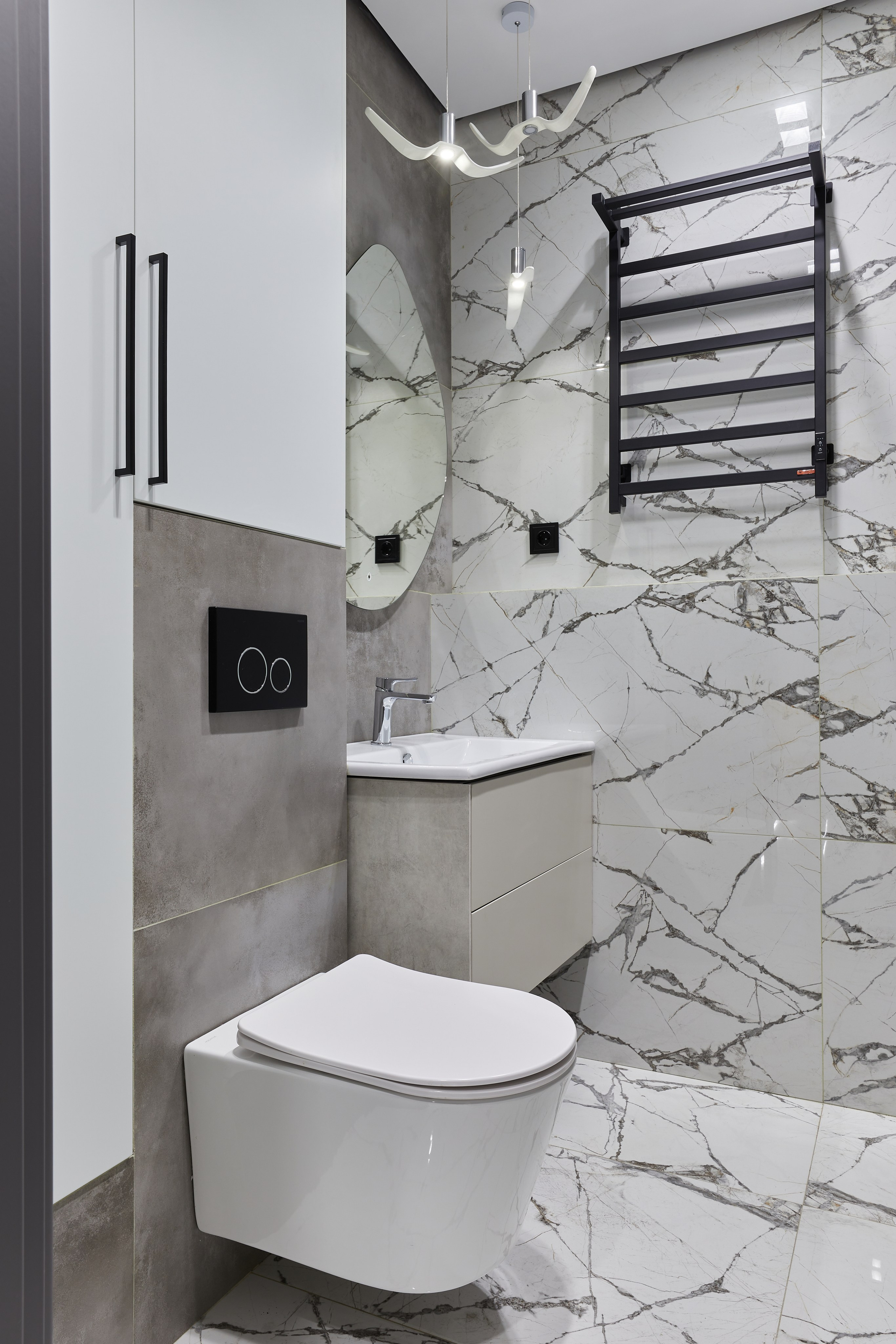 1-КОМНАТНАЯ С ДИЗАЙНЕРСКИМ РЕМОНТОМ В ЖК АЛЬПИЙСКИЙ КВАРТАЛ. Интерьерный фотограф в Сочи Анисимова Ольга