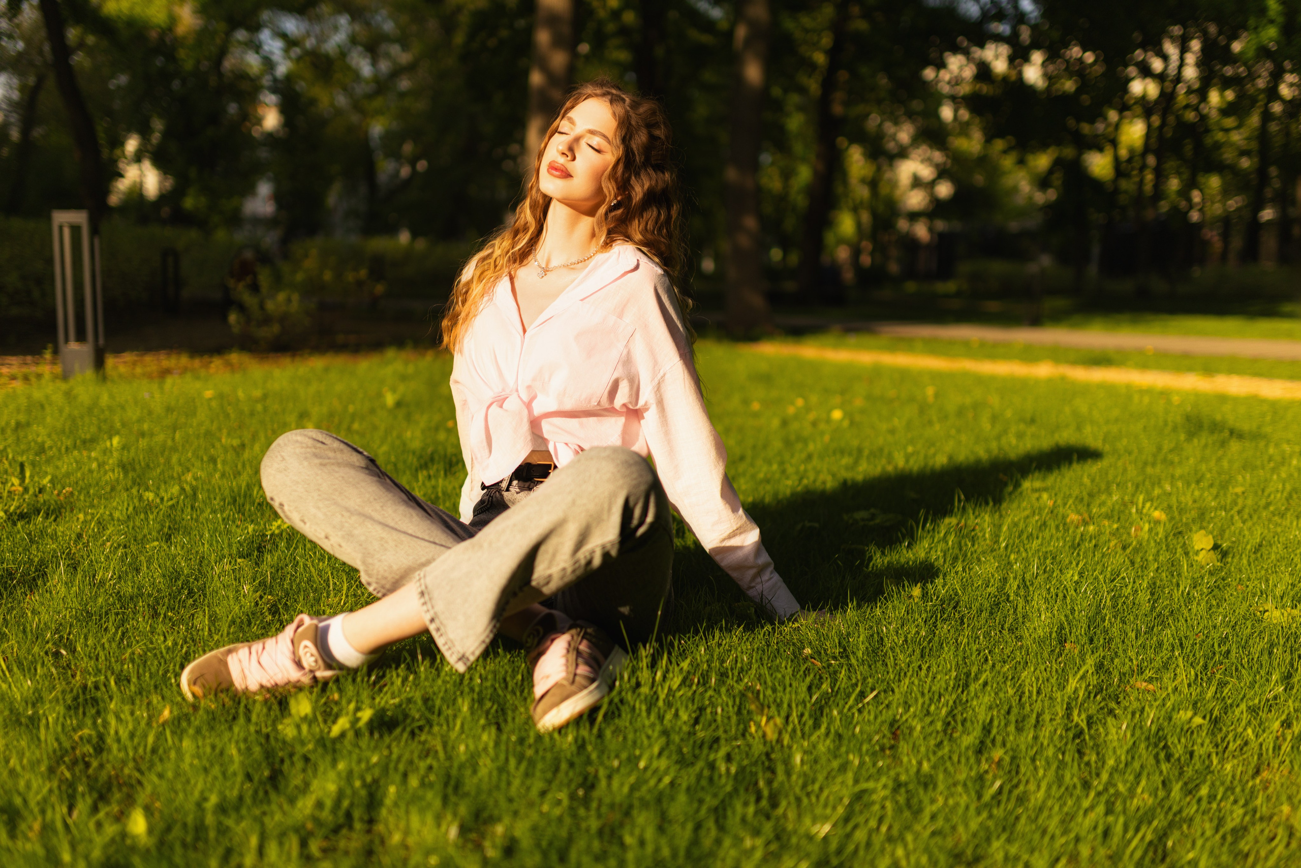 Съемка в парке Орленок с Ксенией в формате для «себя». Дмитрий Шульгин, портретный фотограф в Воронеже