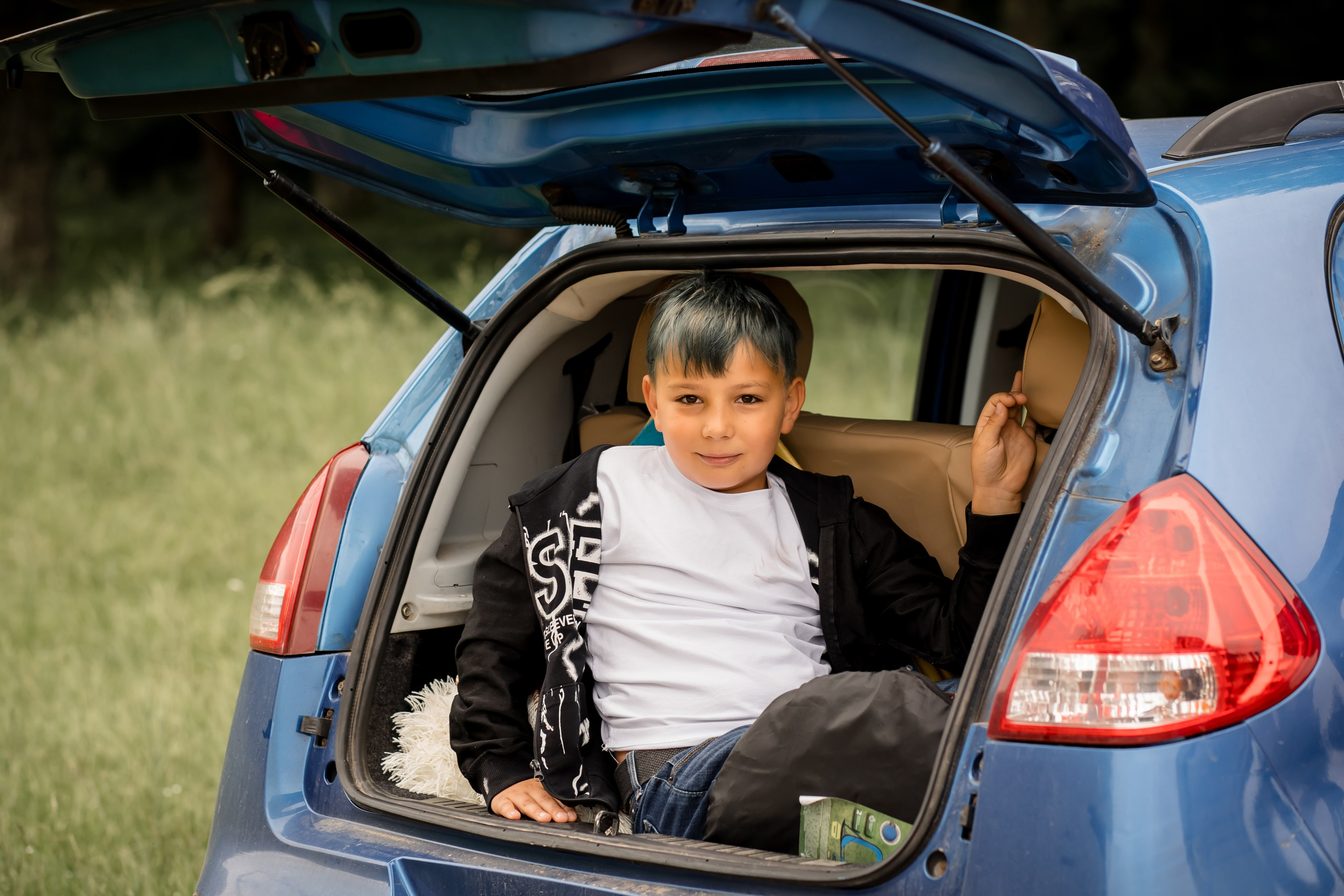 Катя с детками