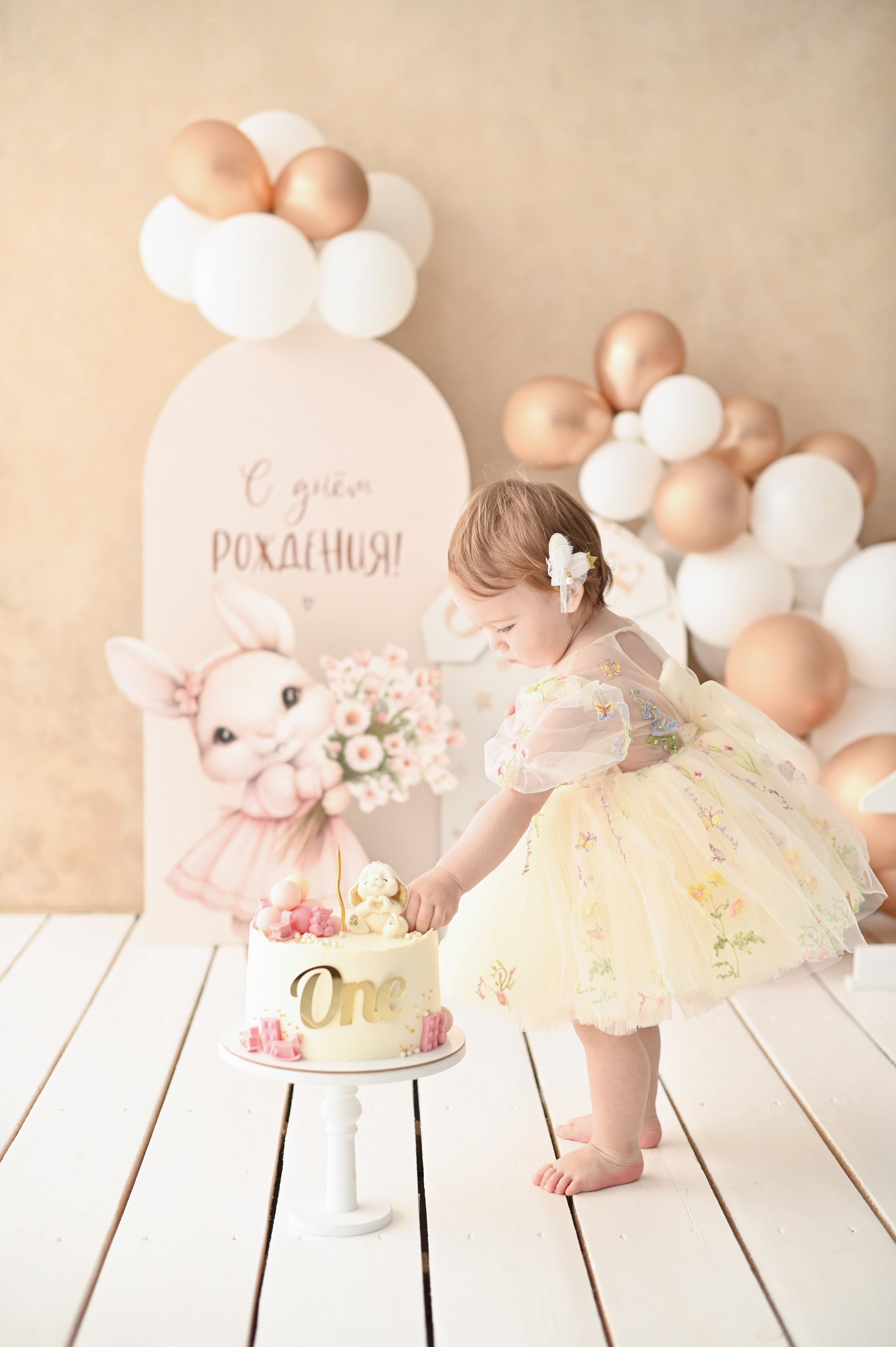 « Годик Девочки ». Фотограф новорожденных во Владивостоке Панова Татьяна