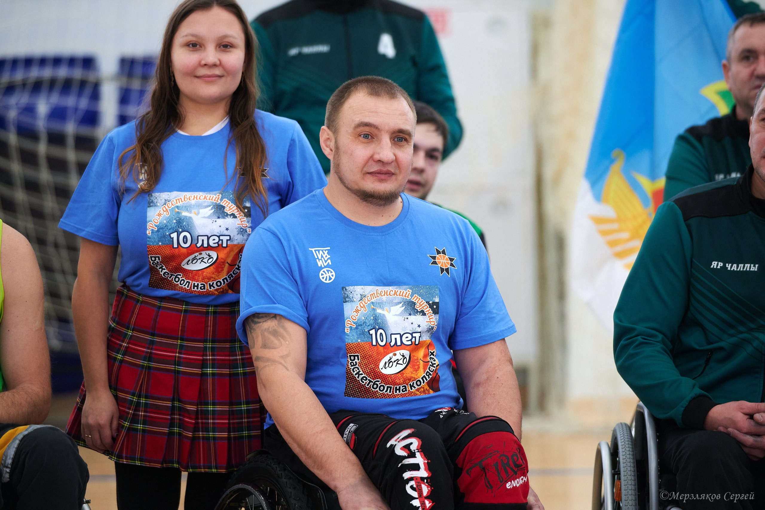 X традиционный Рождественский турнир по баскетболу на колясках. Ижевск. Спортивный репортажный фотограф в Ижевске Сергей Мерзляков
