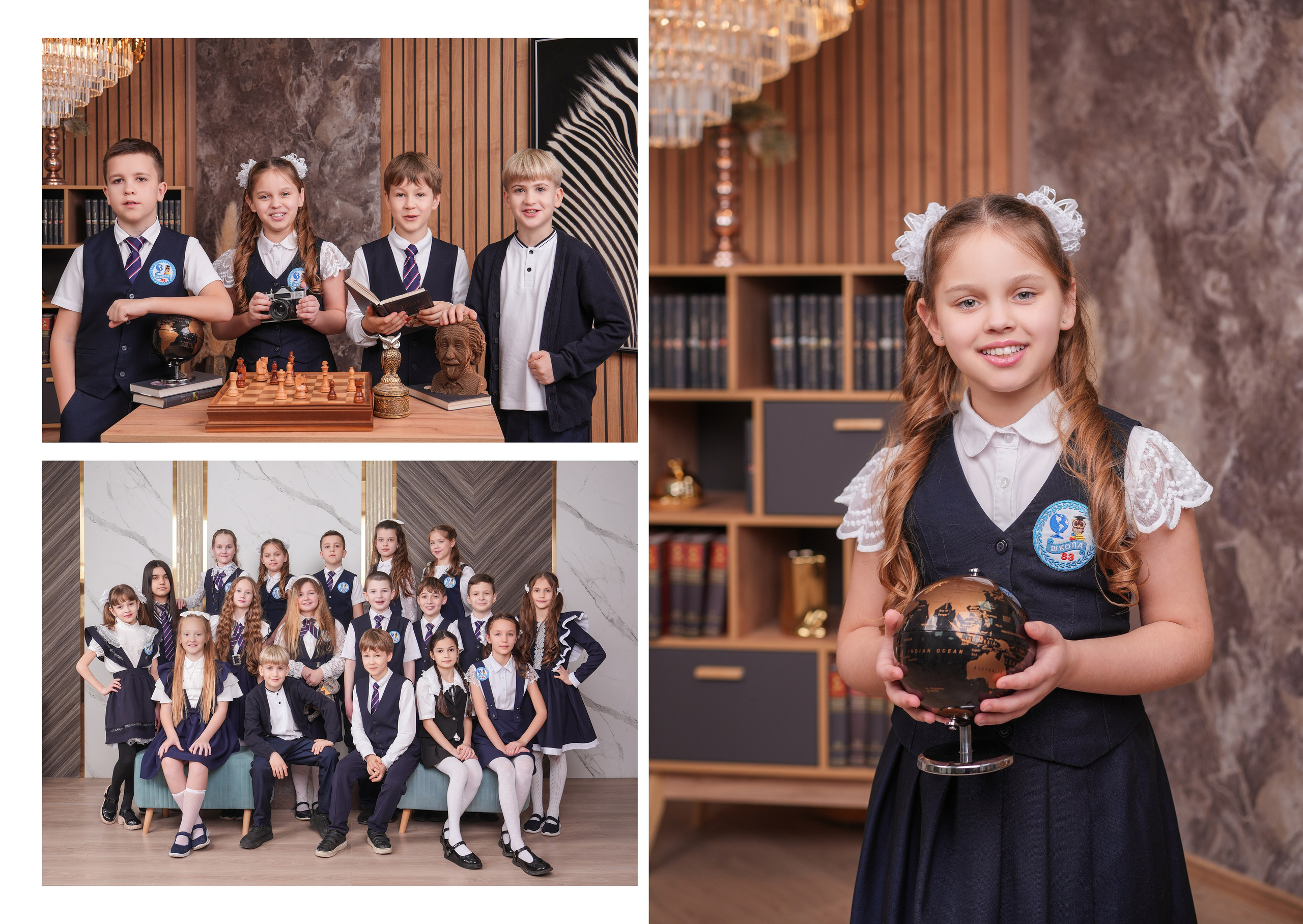 ШКОЛА 83 4 Б. Красивый выпускной альбом в Краснодаре